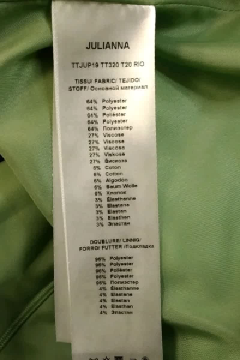 Mini skirt TARA JARMON - Seconde Main Green