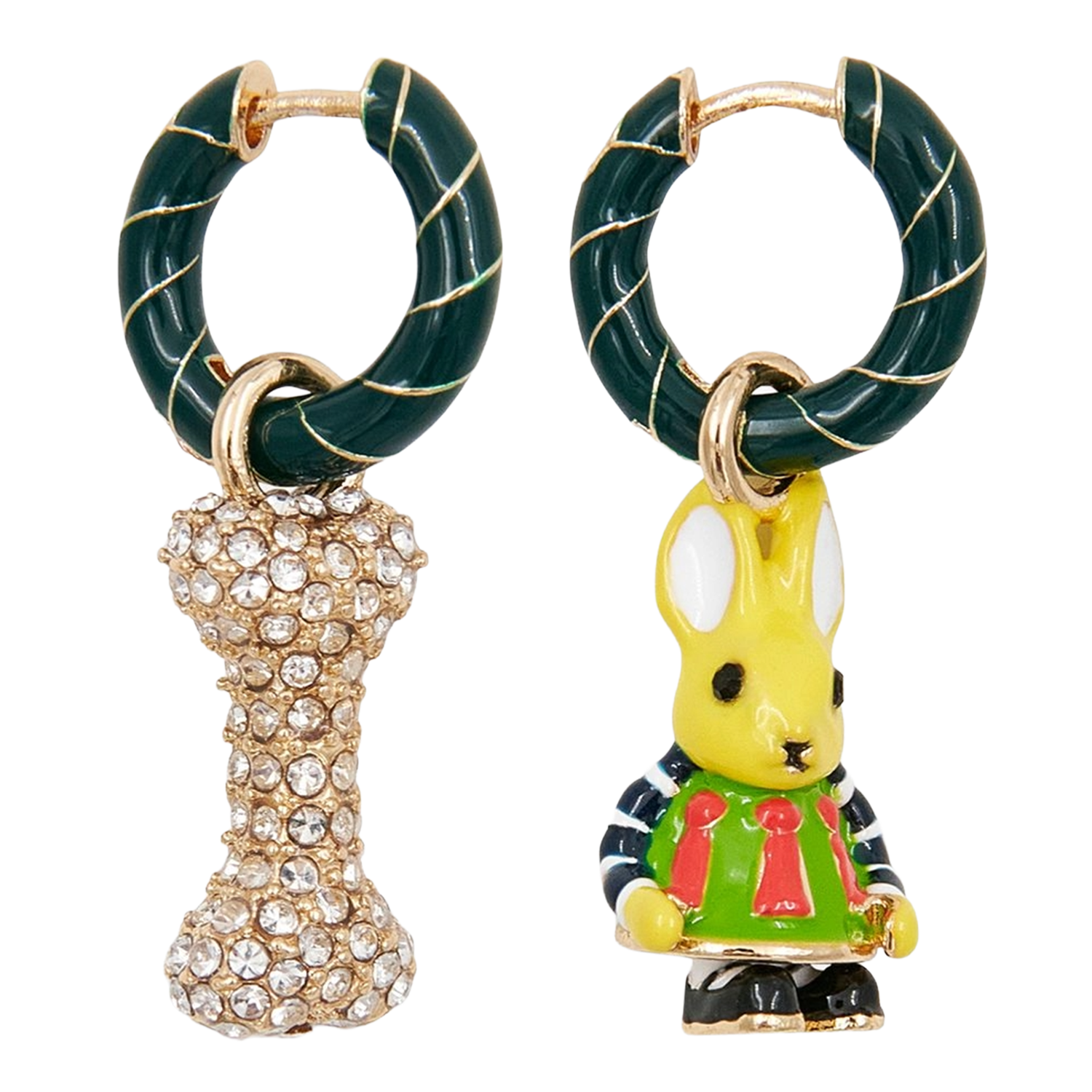 Boucles d'oreilles fantaisies ESSENTIEL ANTWERP Vert