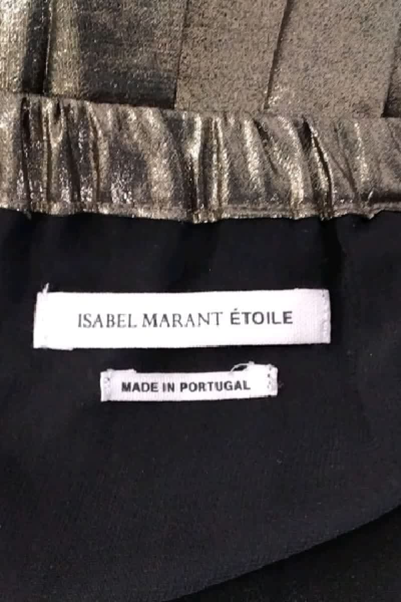 Mini skirt ISABEL MARANT ÉTOILE - SECONDE MAIN Silver