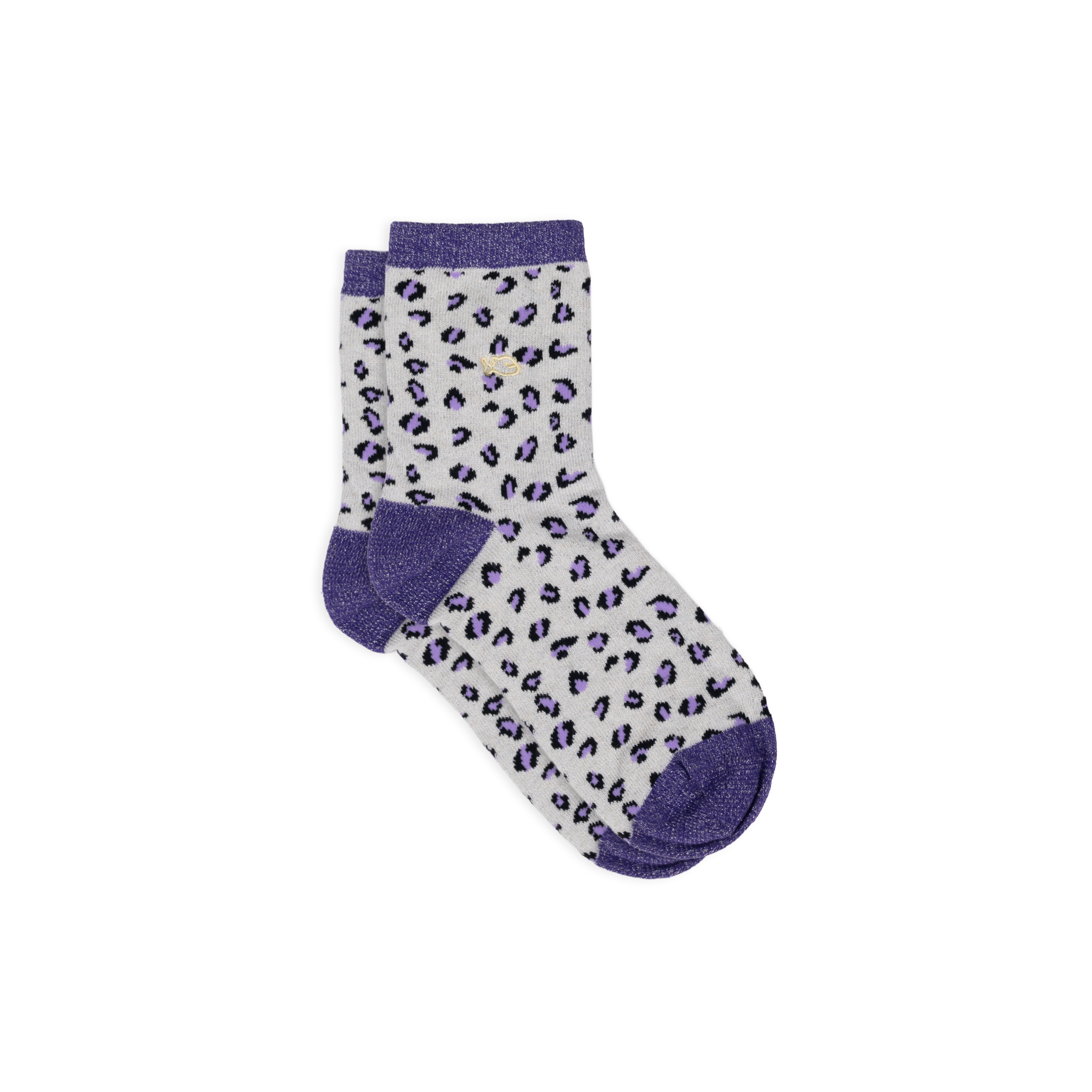 Leopard Combed Cotton Socks BILLYBELT