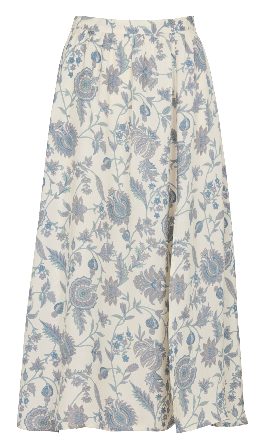 Jupe midi évasée fluide PETITE MENDIGOTE Beige