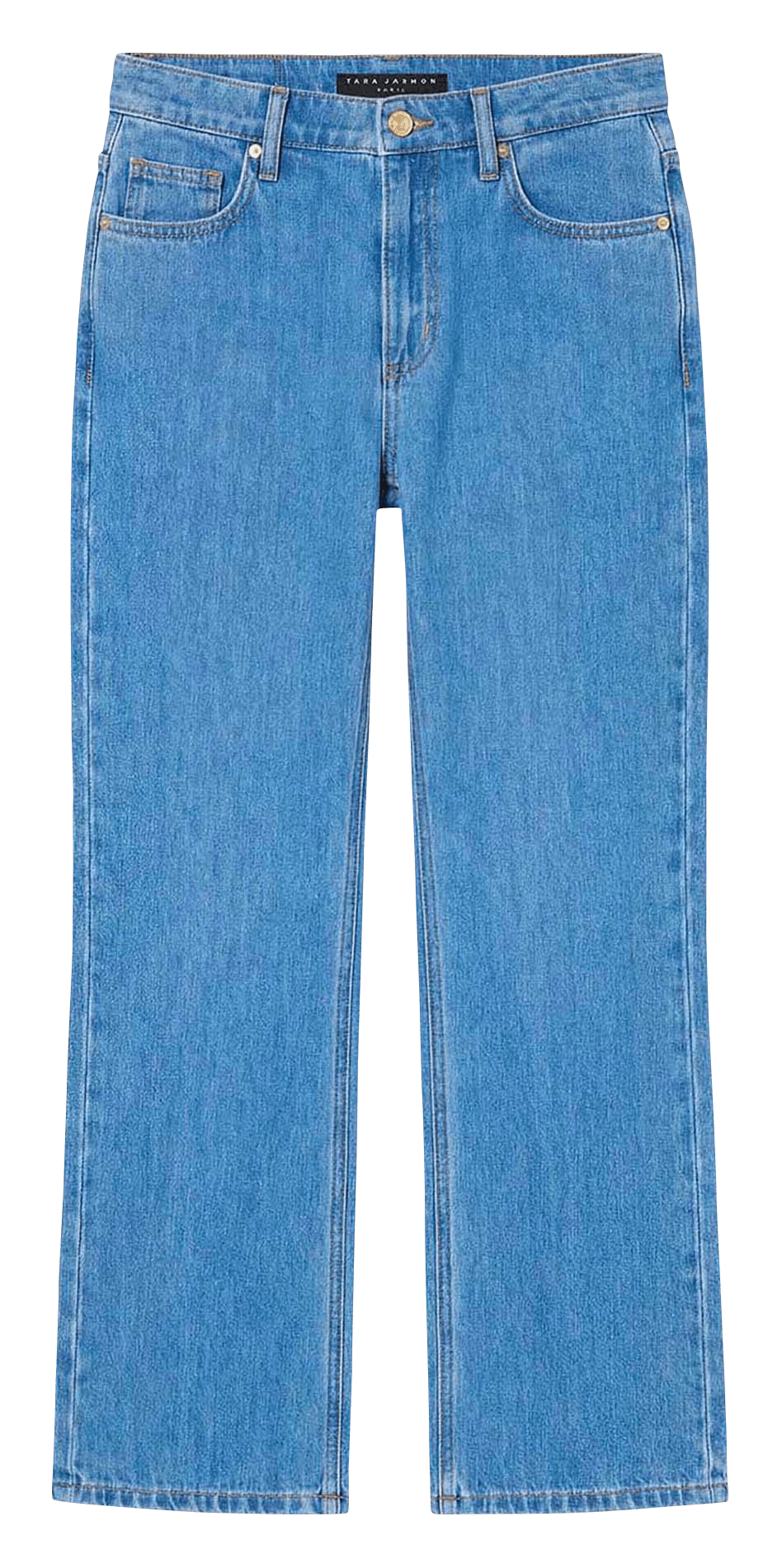 Csally - Gerade geschnittene Baumwollhose TARA JARMON Blau