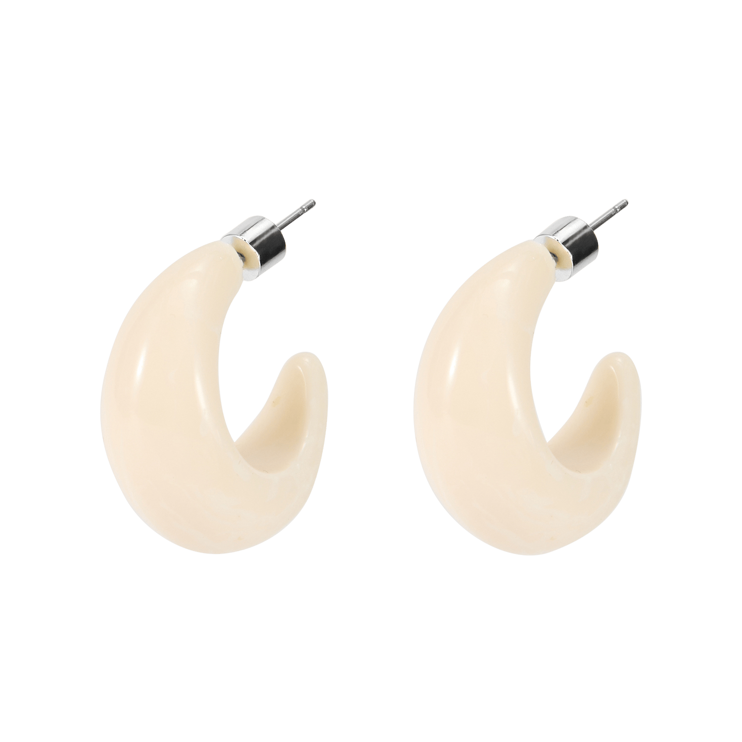 Kreolen aus Harz FEEKA Beige