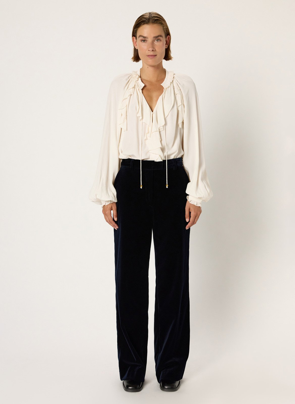 Cotton-blend chinos GERARD DAREL Blue