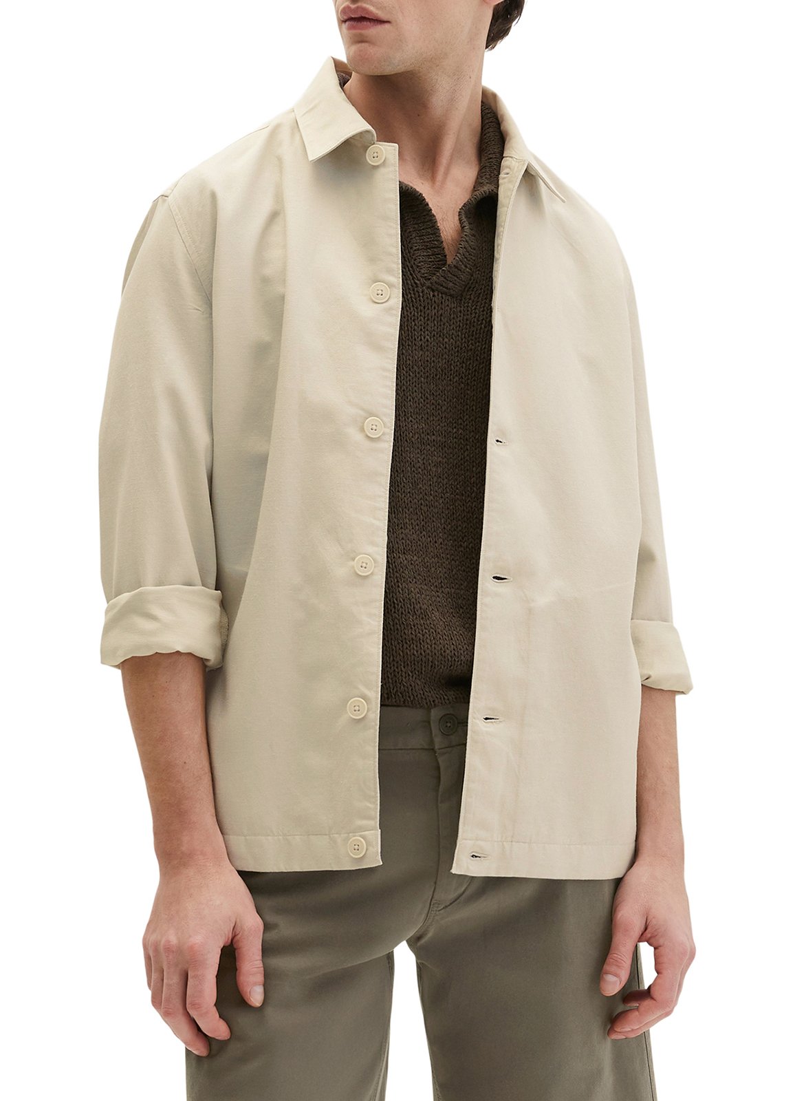 Chemise col classique MARC O'POLO Beige