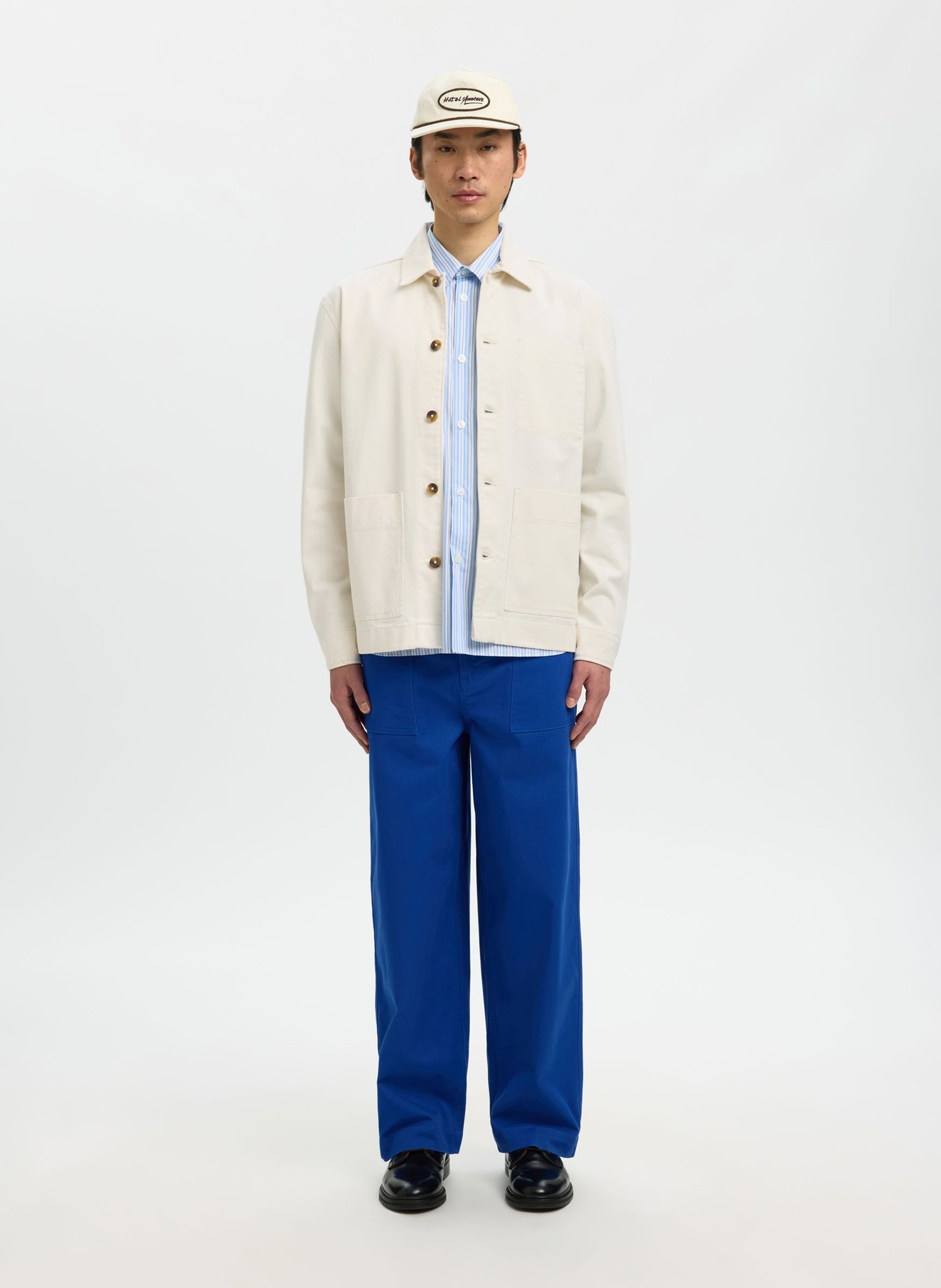 Chemise col classique SELECTED Beige