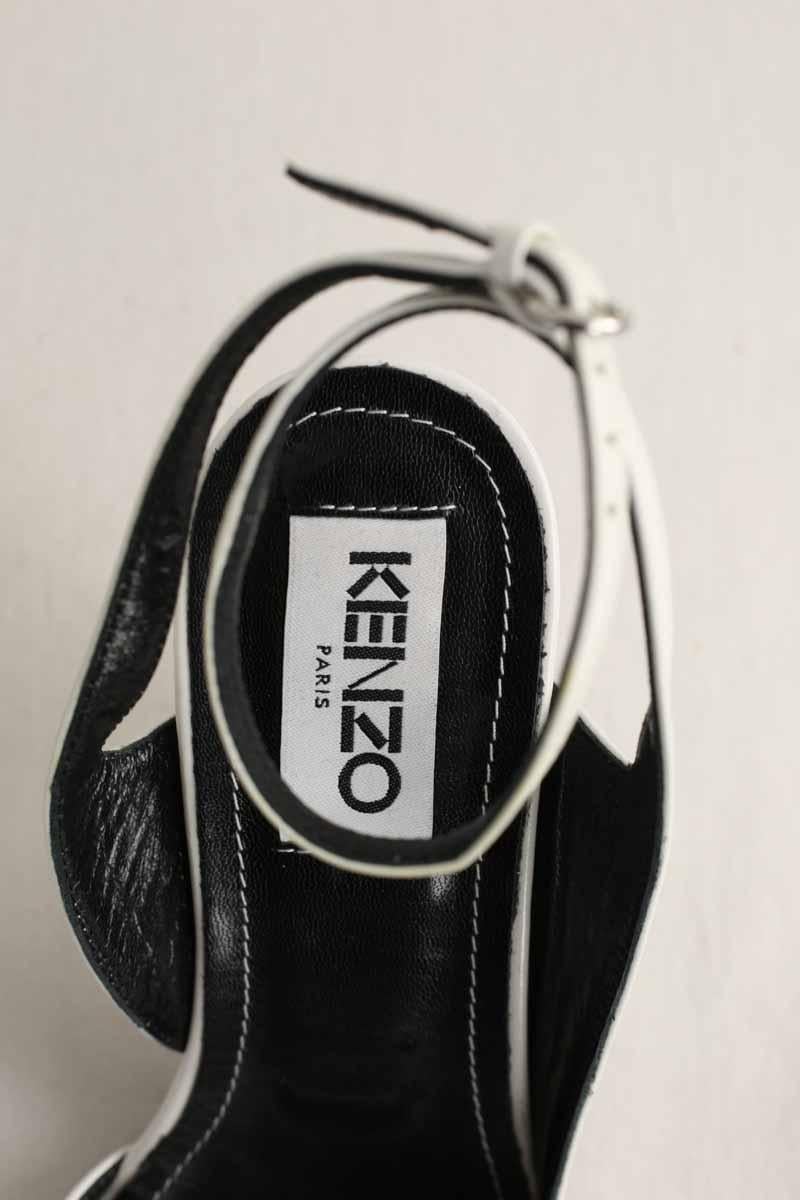 Talons KENZO - SECONDE MAIN Blanc