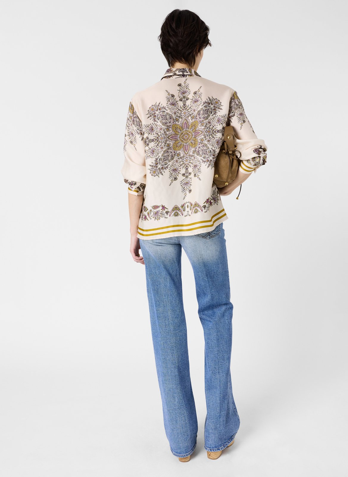 Blouse met print GERARD DAREL Geel