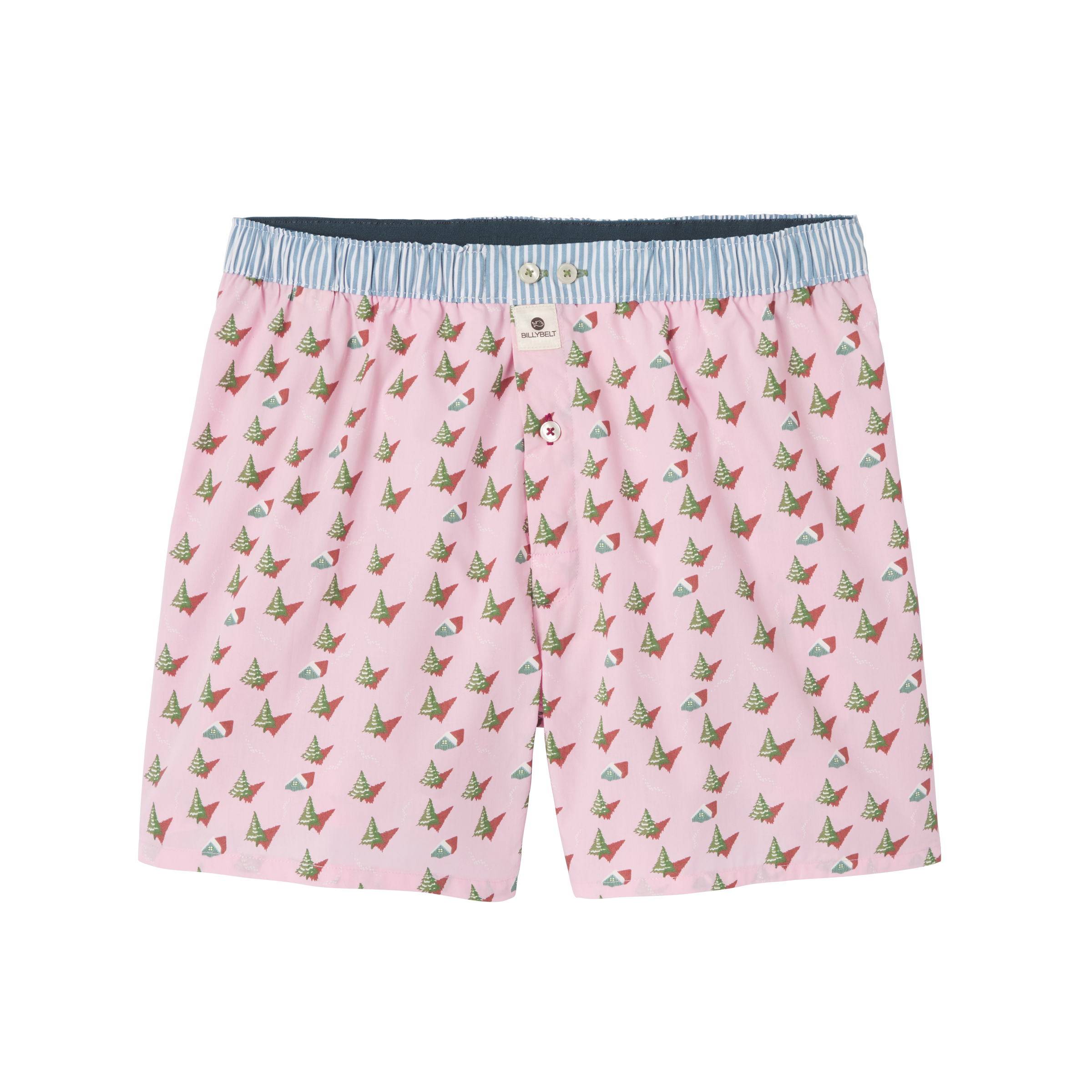 Organic cotton boxer shorts BILLYBELT Pink