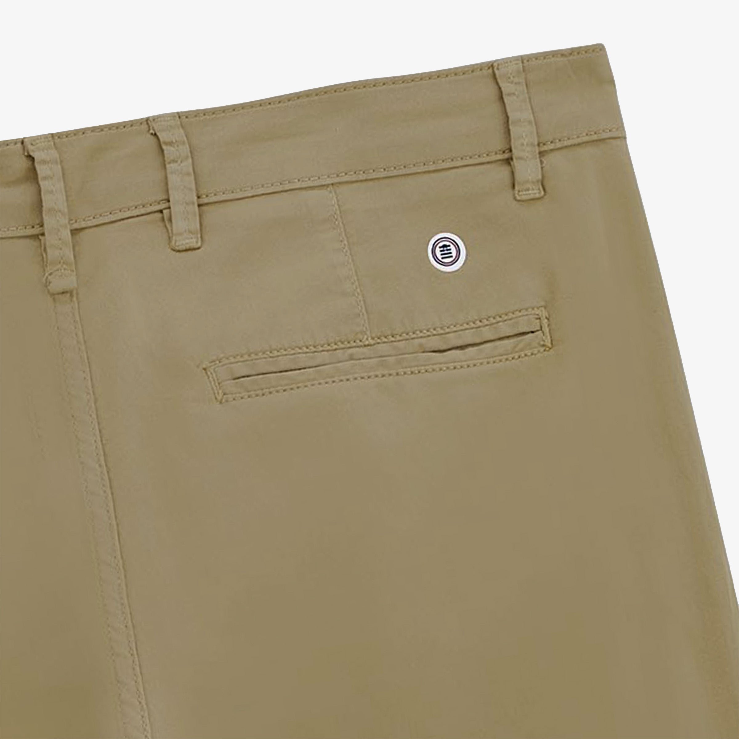 Comfort fit cotton Bermuda shorts SERGE BLANCO Beige