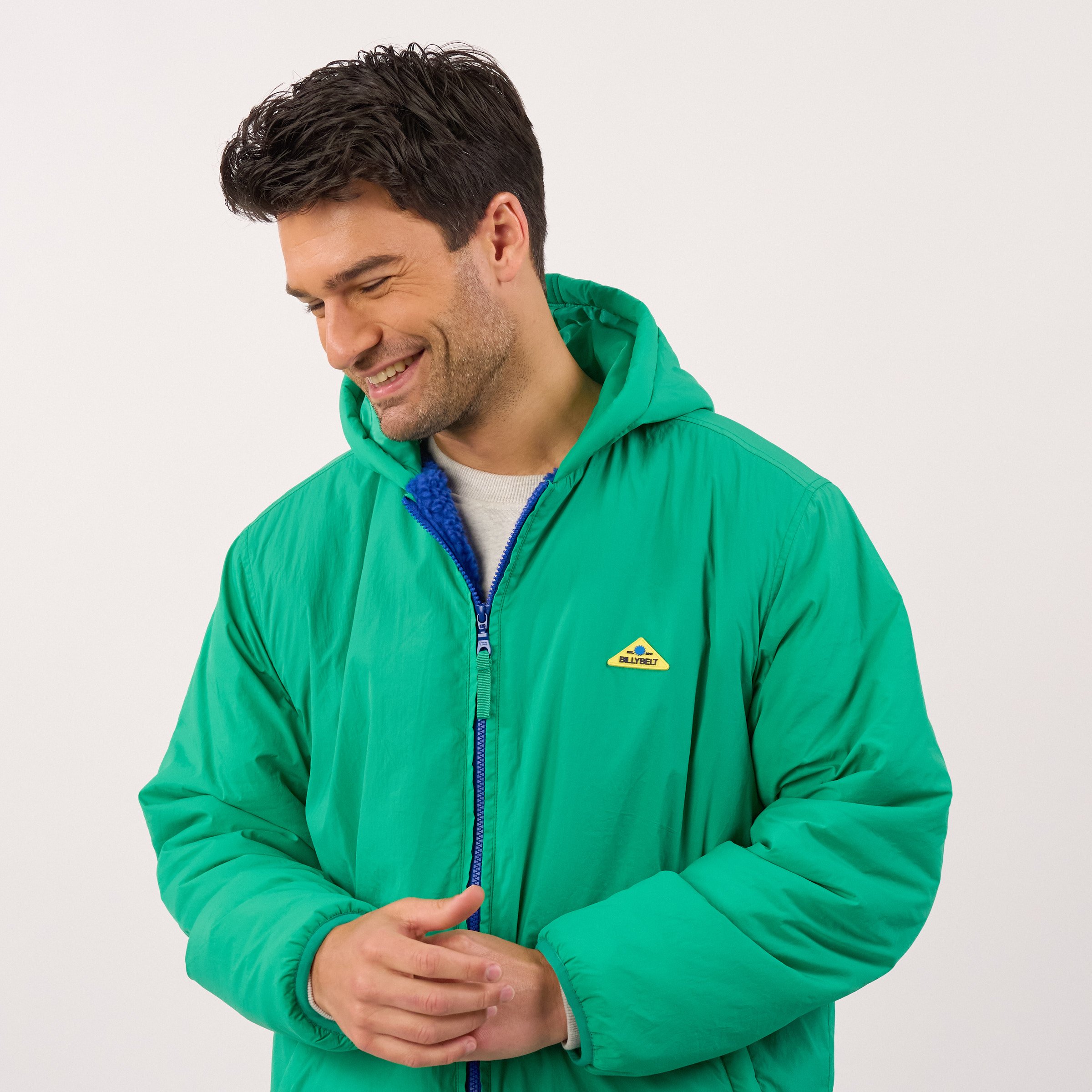 Unisex hooded parka BILLYBELT Green