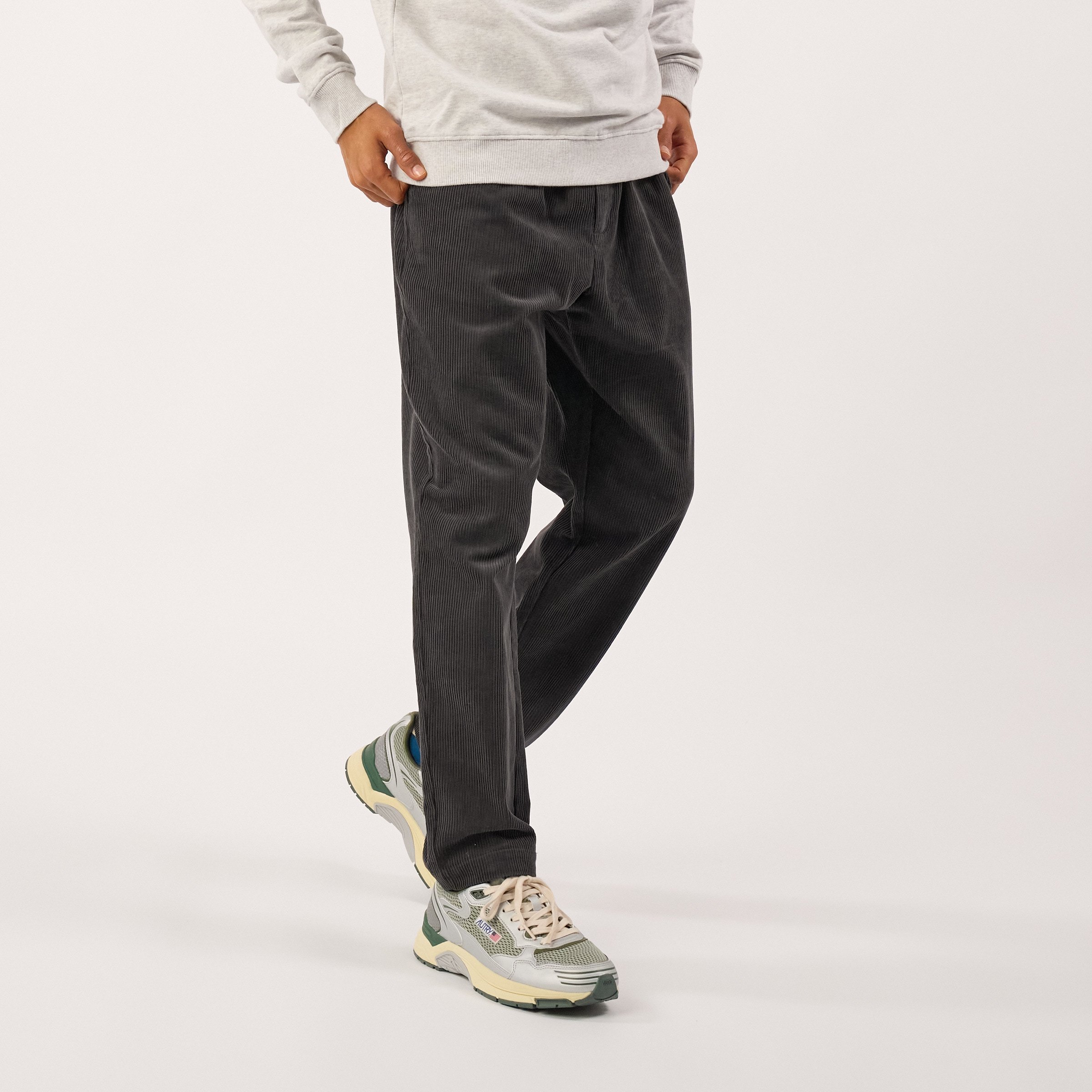 Velvet trousers | Grey BILLYBELT Men