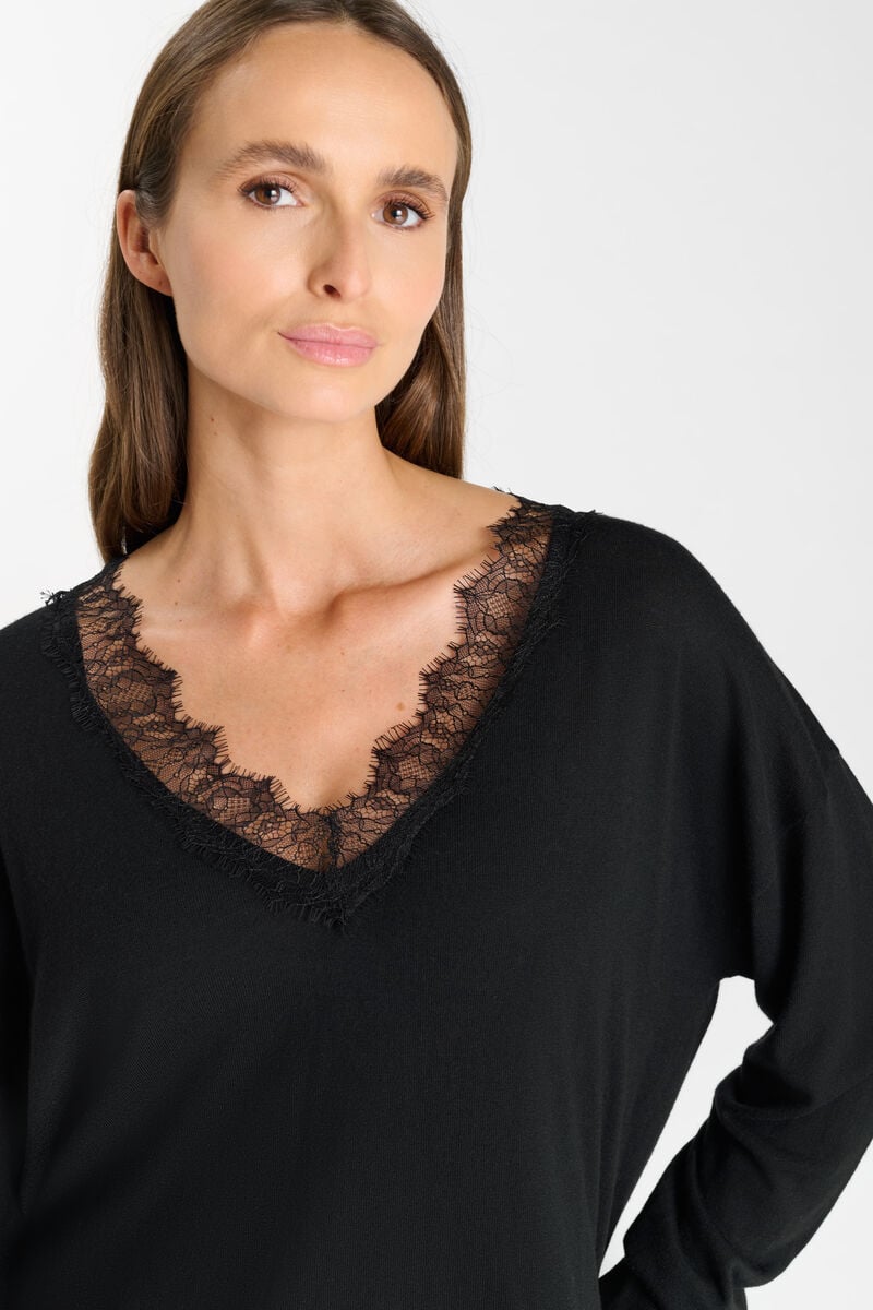 Sweater LE TEMPS DES CERISES Black