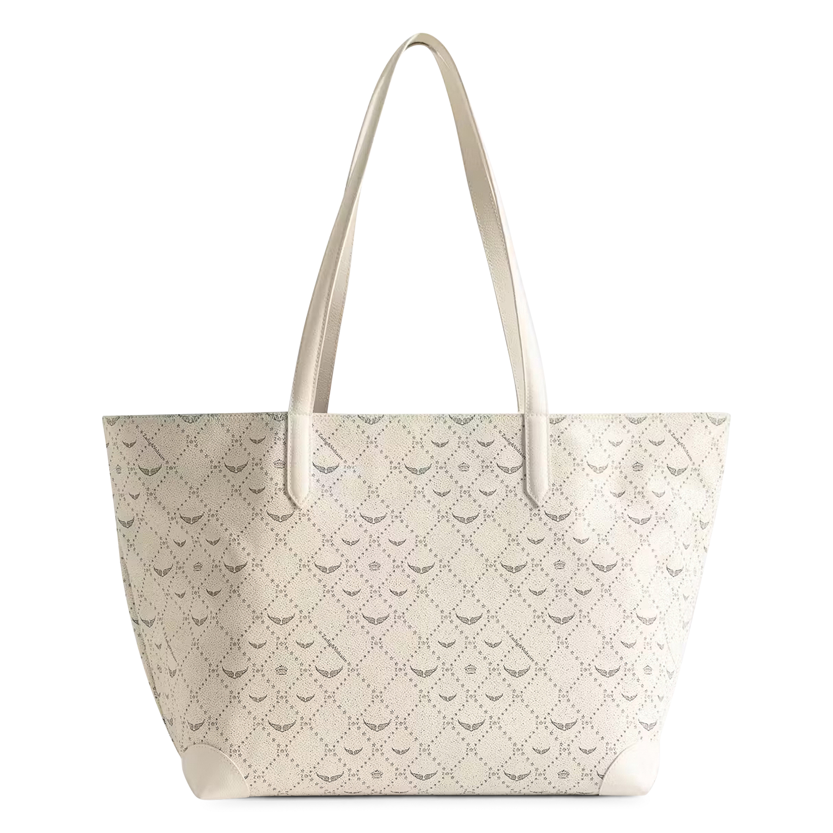 Sac cabas imprimé ZADIG&VOLTAIRE Blanc