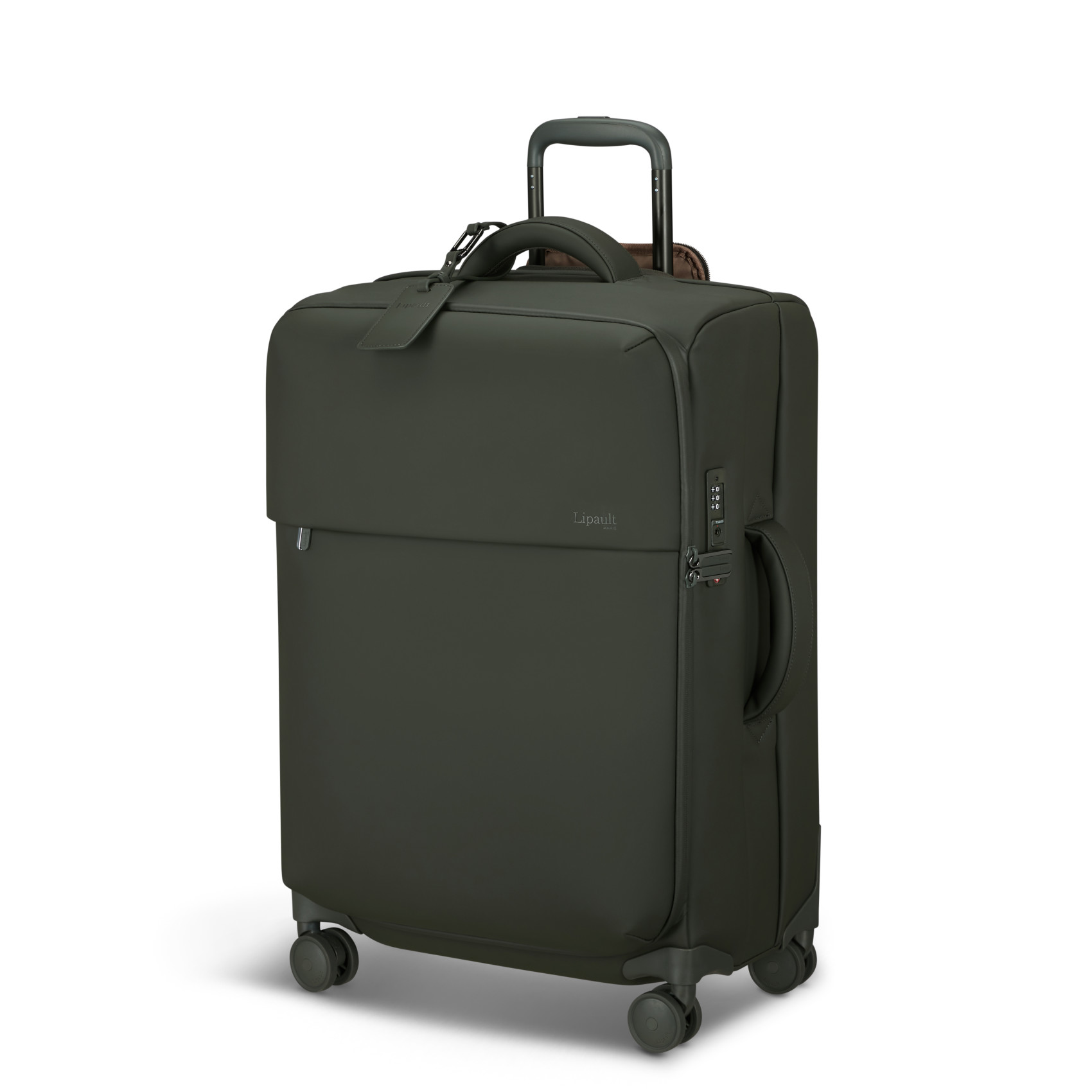 Lost in Berlin 4-wheel suitcase size M LIPAULT Khaki