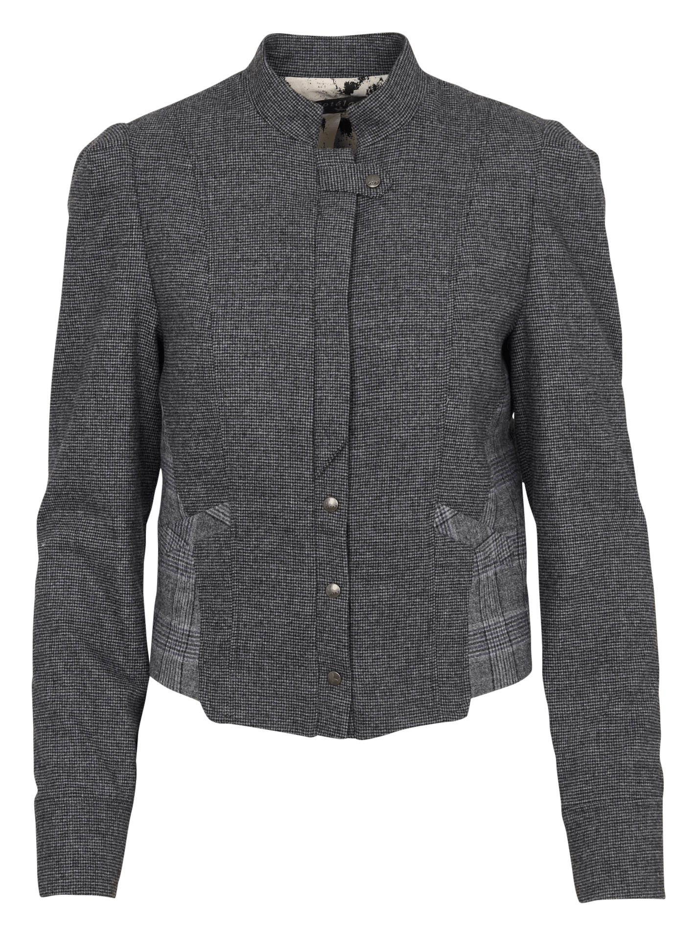 Kurze bedruckte Jacke COTELAC Grau