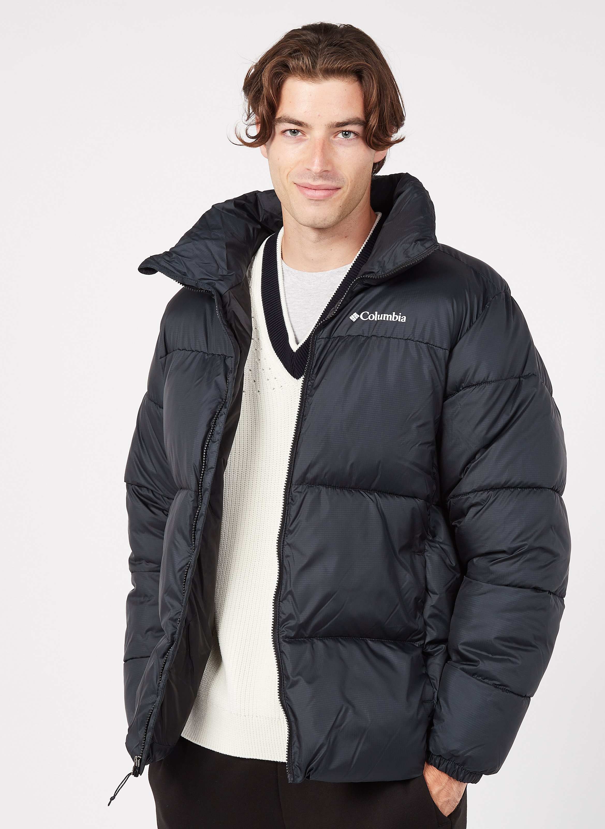Steppjacke mit Stehkragen COLUMBIA Schwarz