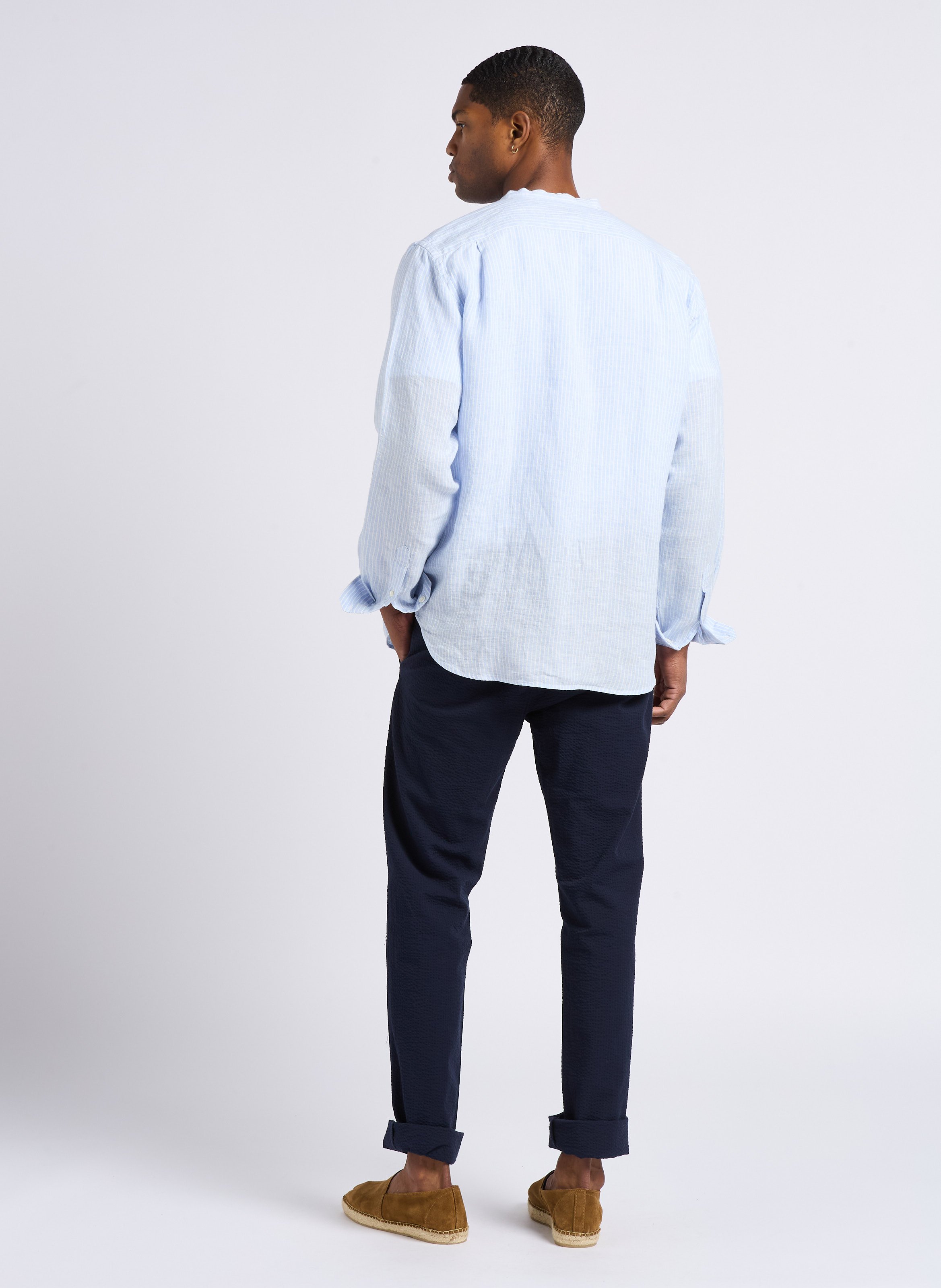 Espadrilles aus Veloursleder SELECTED Braun