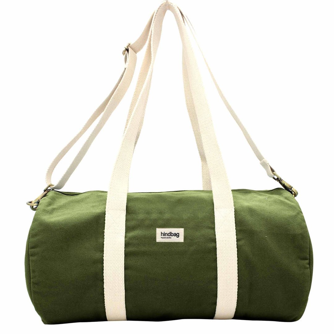 Cotton weekend bag SIMON Olive