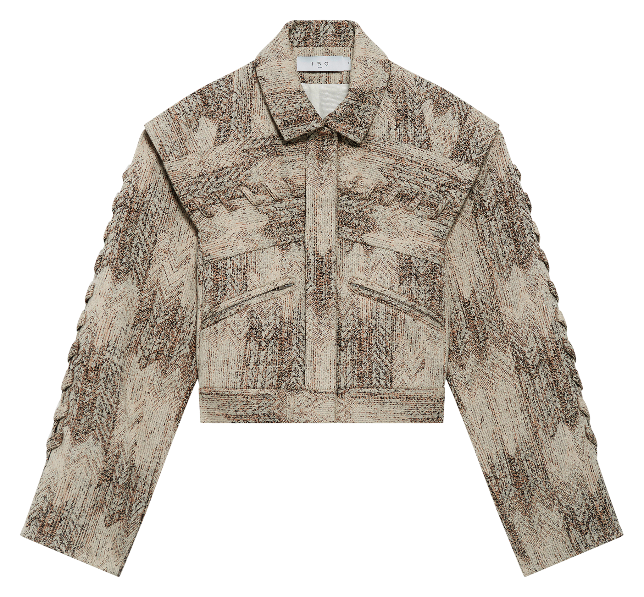 Embroidered cotton blend jacket IRO Beige