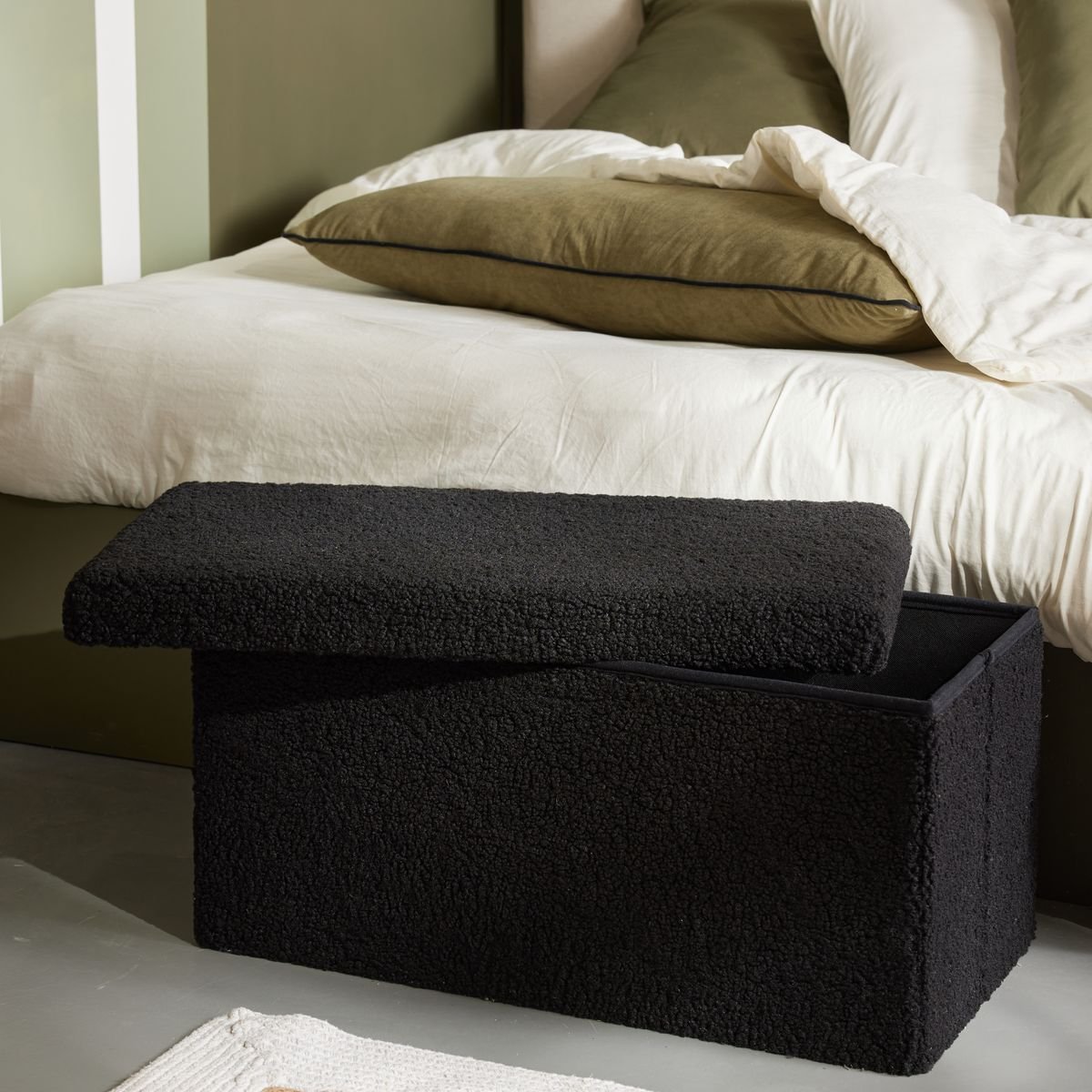 Storage bench FACTORY Black