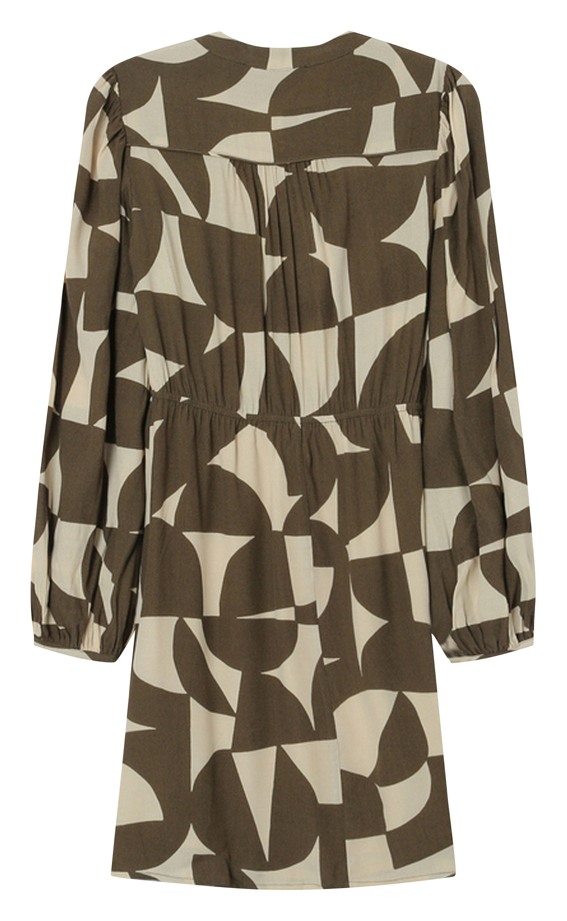 Robe courte manches longues imprimée  GRACE ET MILA Vert