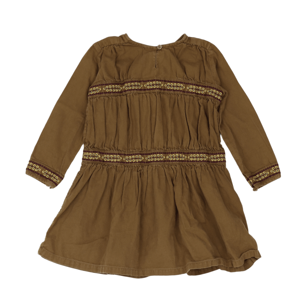 Brown child's dress - 3 years BONTON - Seconde Main Brown