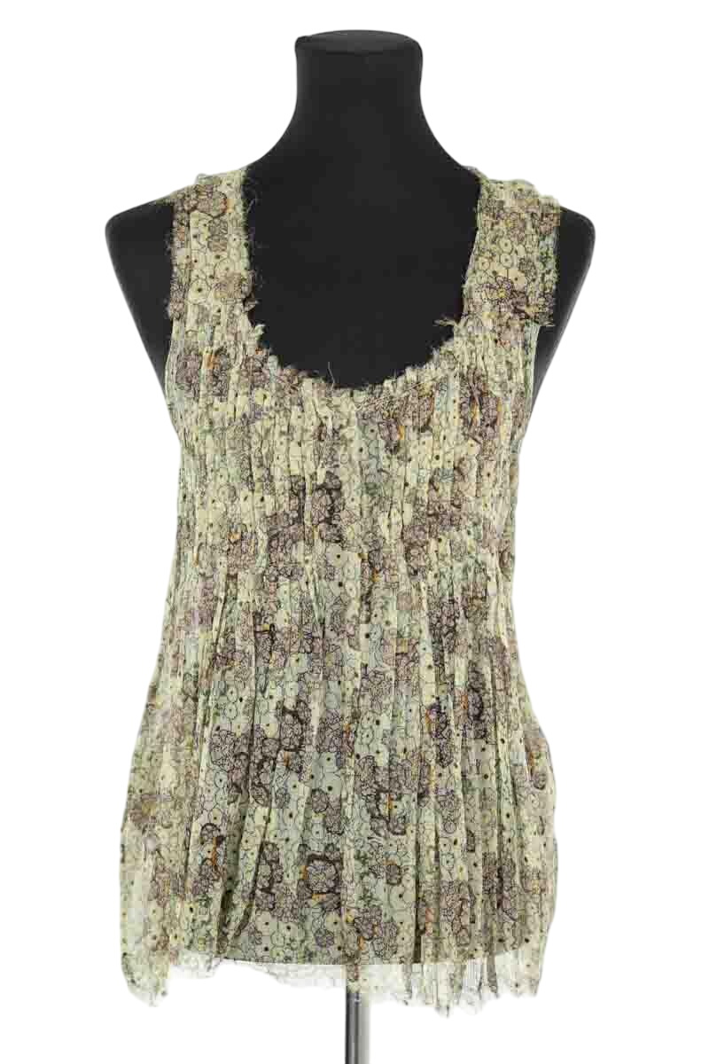 Sleeveless silk top ISABEL MARANT ÉTOILE - SECONDE MAIN Green