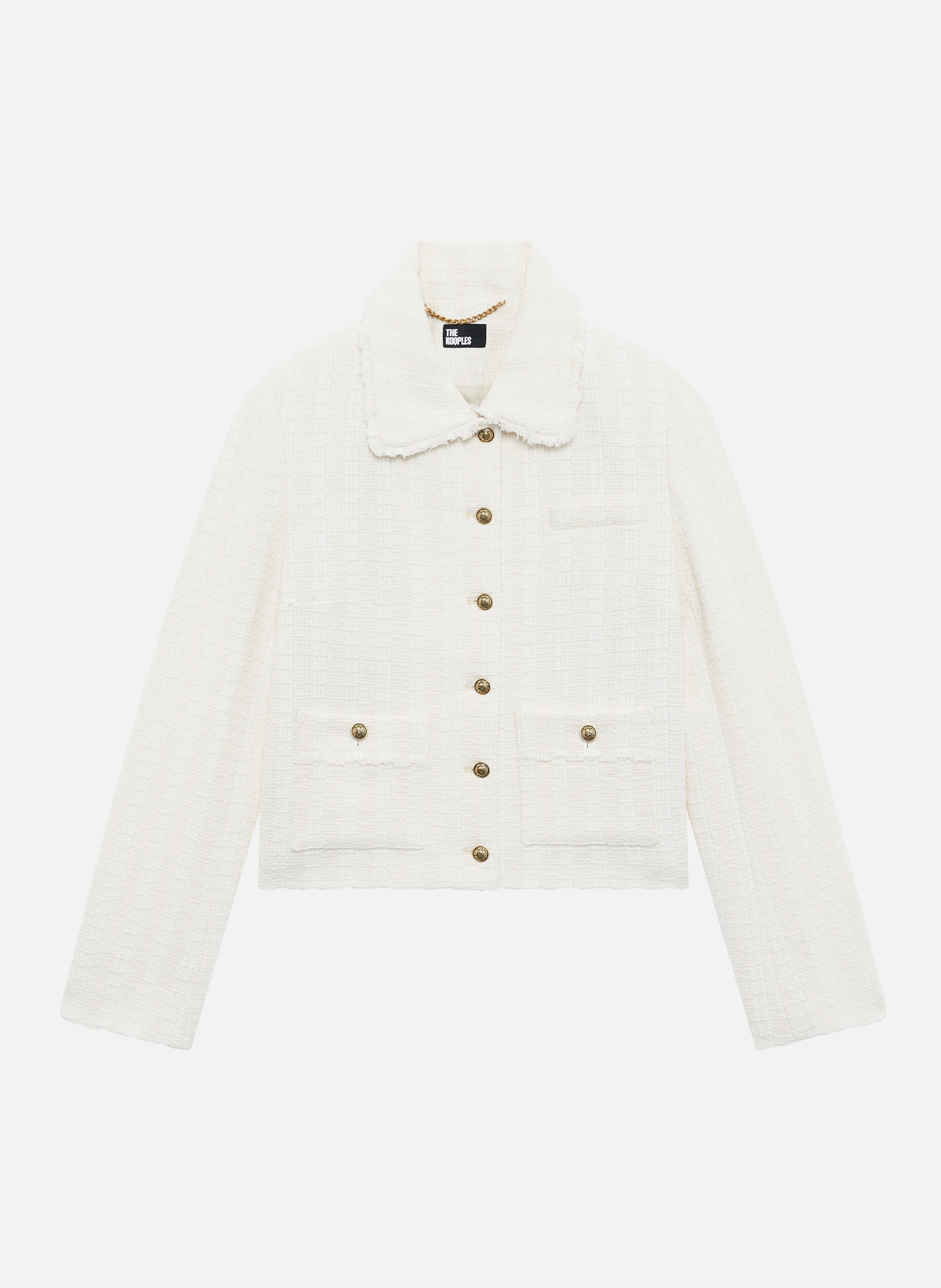 Chunky-knit cardigan THE KOOPLES Beige