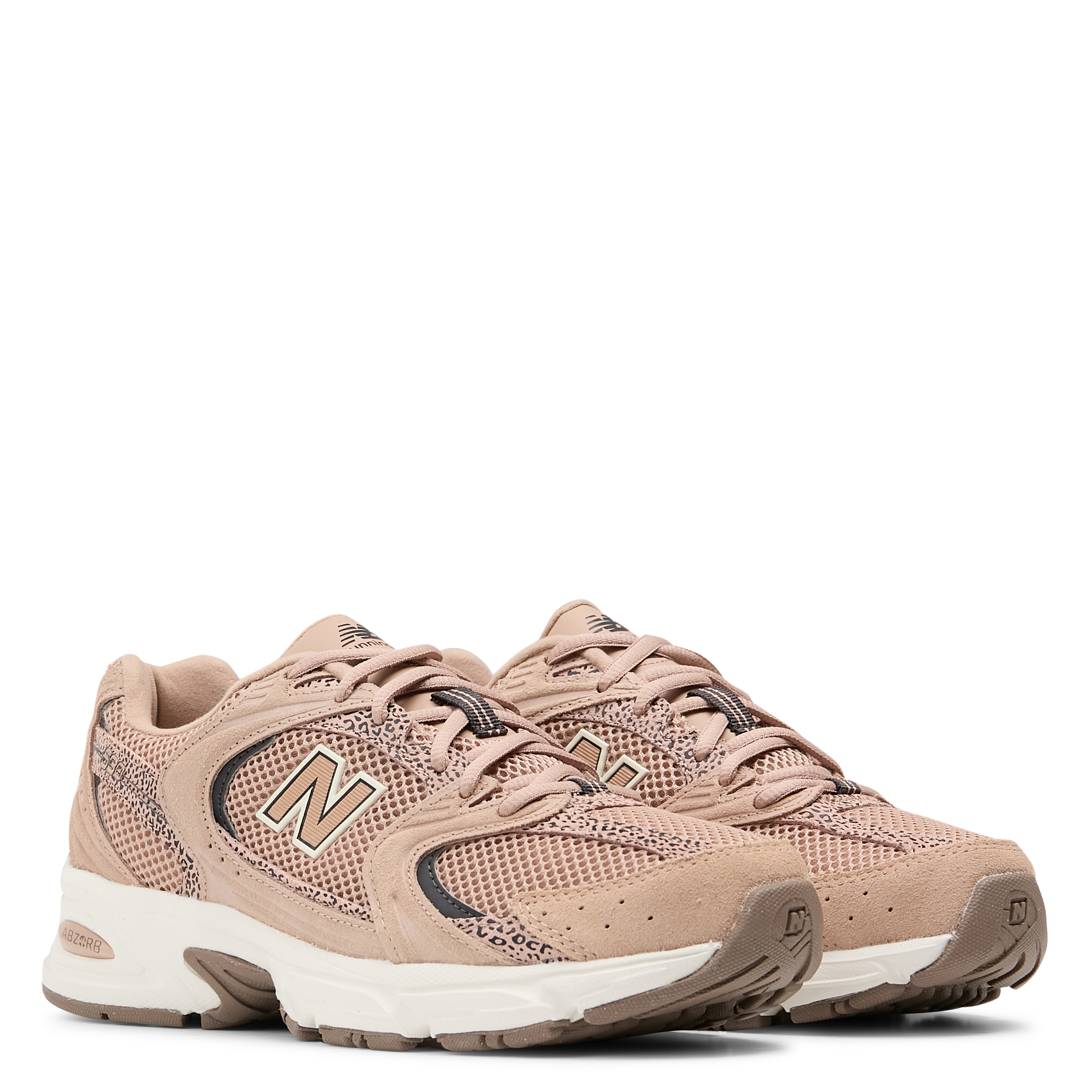 Low-top sneakers with two-tone print NEW BALANCE Beige