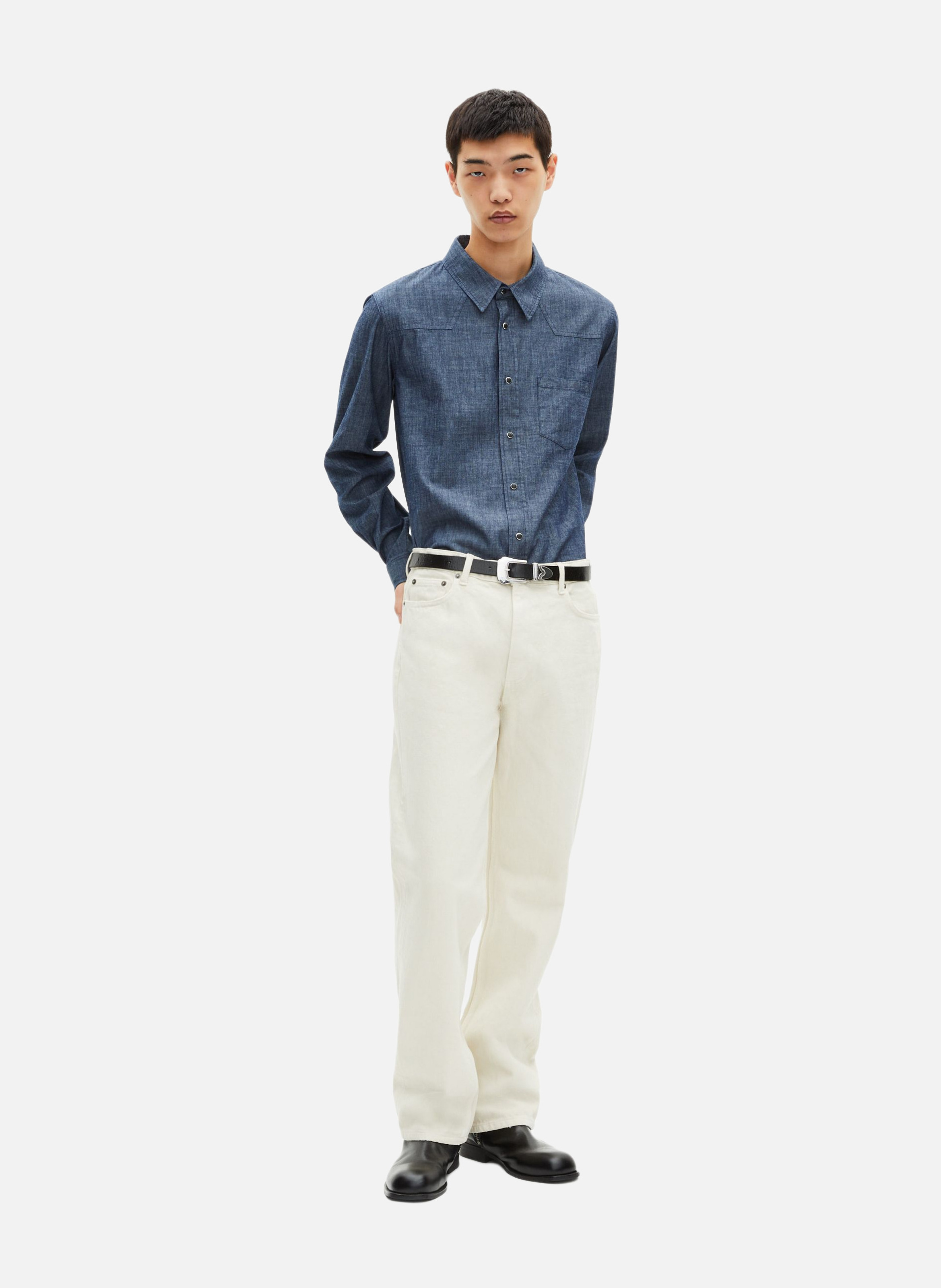 Raw denim shirt THE KOOPLES Blue