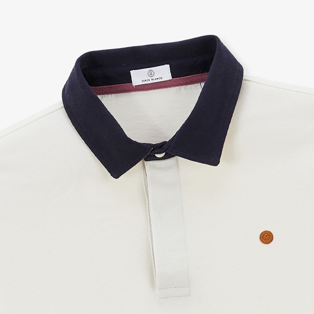 Long-sleeved rugby polo SERGE BLANCO White