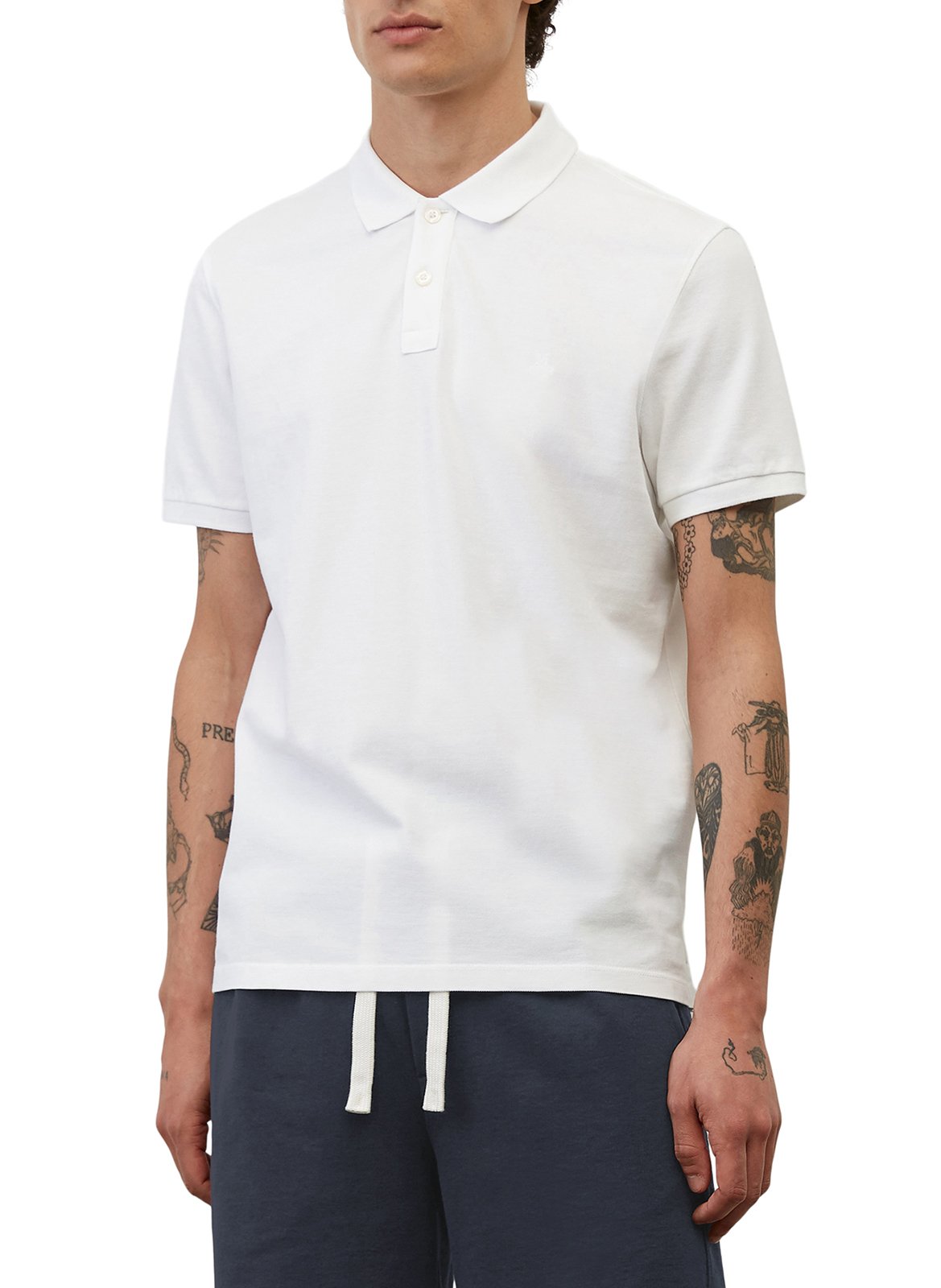Polo regular-fit en coton bio MARC O'POLO Blanc
