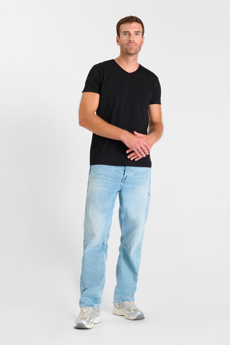 Tommy Badge T-shirt LE TEMPS DES CERISES Black