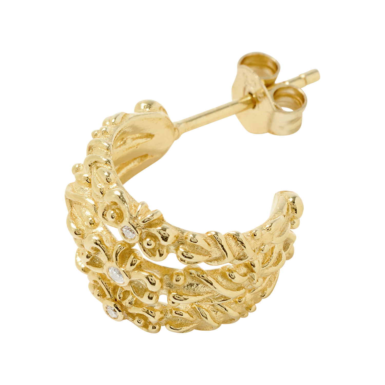 Oorbel BA&SH Goudkleurig