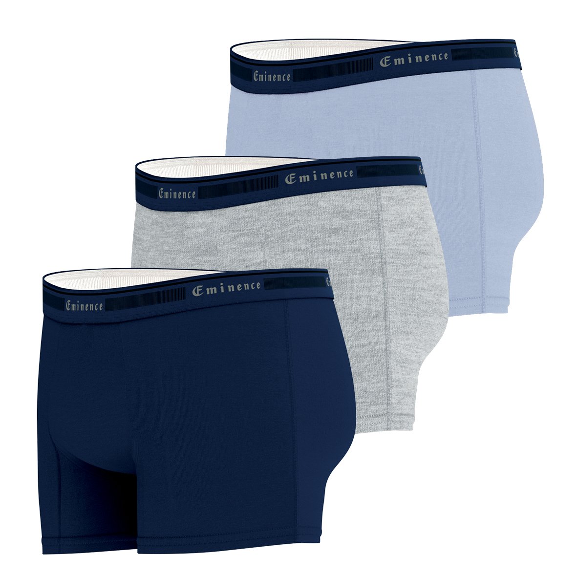 Boxer shorts, pack of 3, business EMINENCE Blue