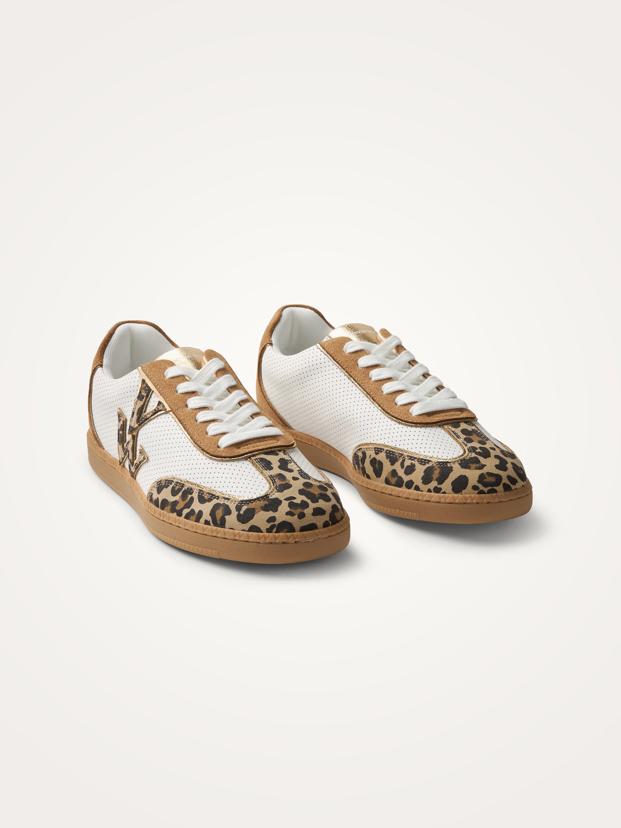 Sneakers with monogram on retro sole VANESSA WU White