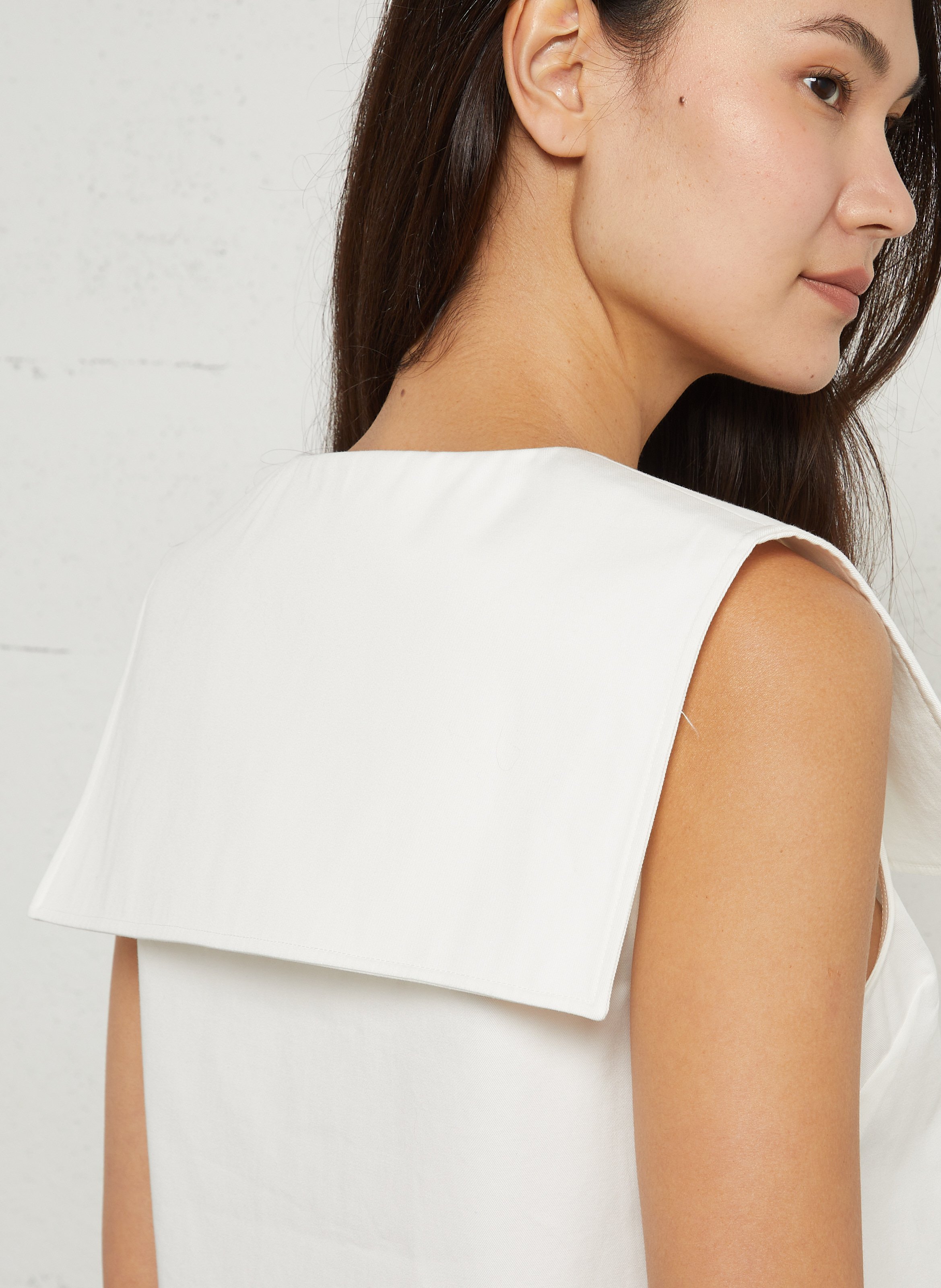 Cotton shirt with sailor collar THE TINY BIG SISTER White