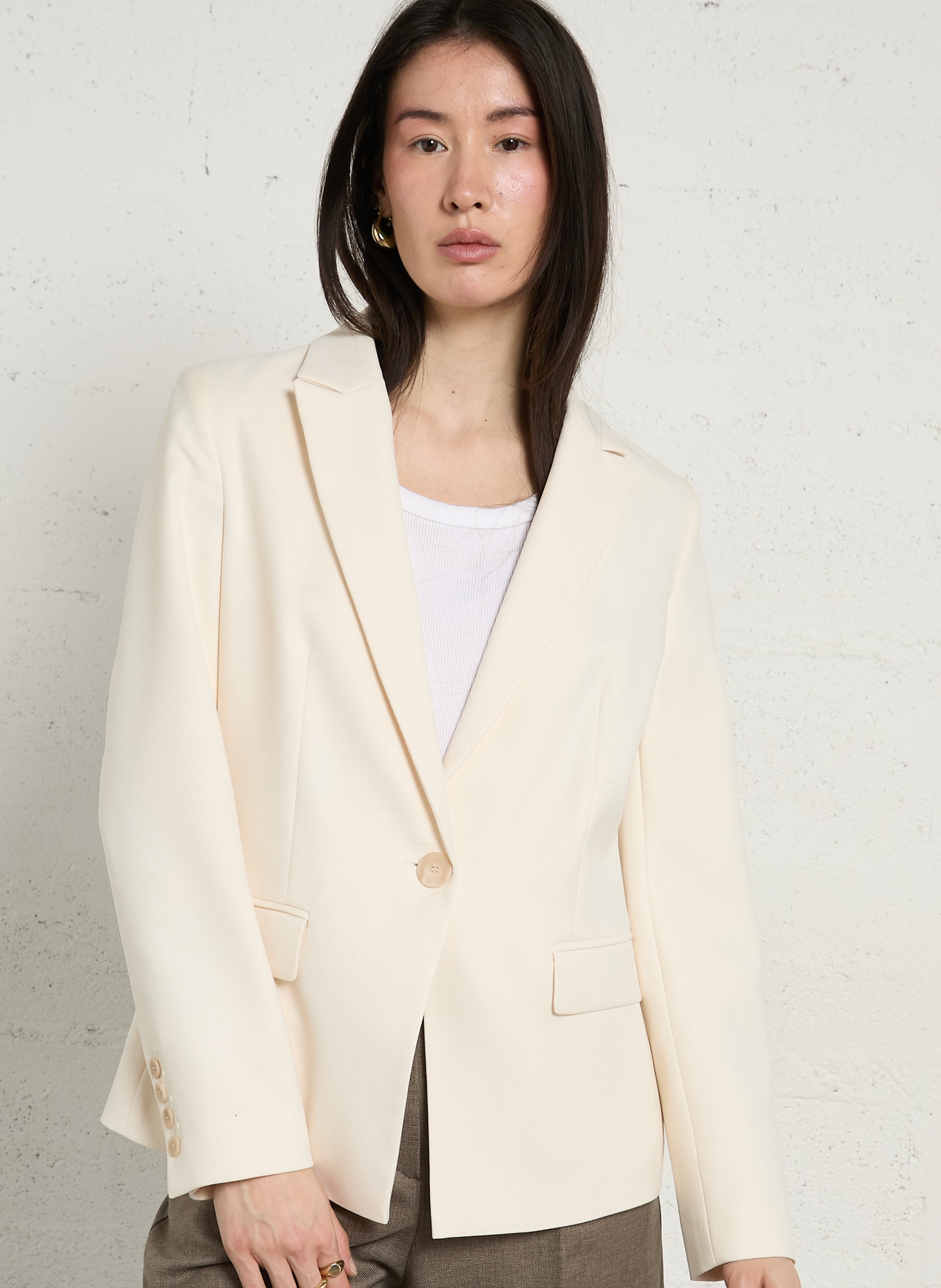Fitted suit jacket MAISON 123 Beige
