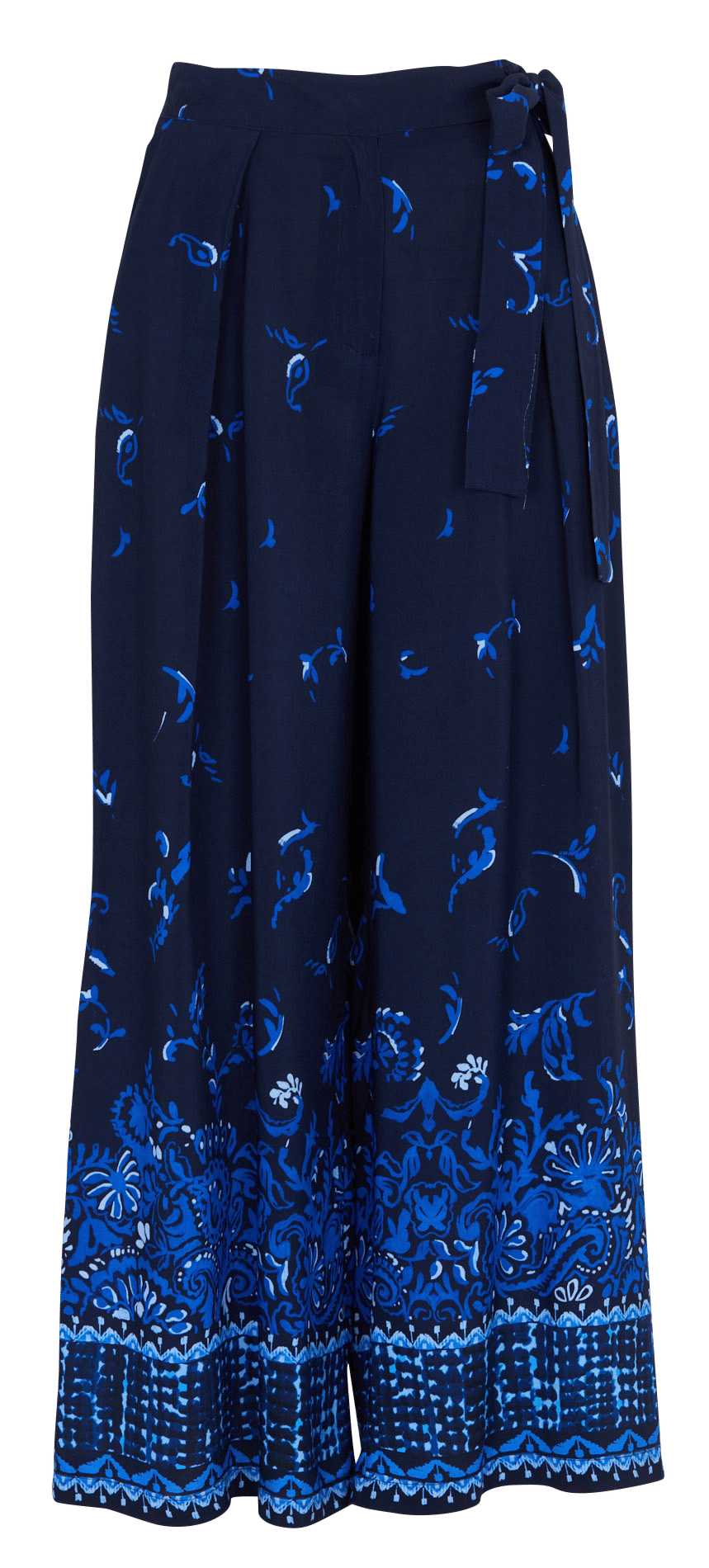 High-waisted wide-leg pants LA FEE MARABOUTEE Blue