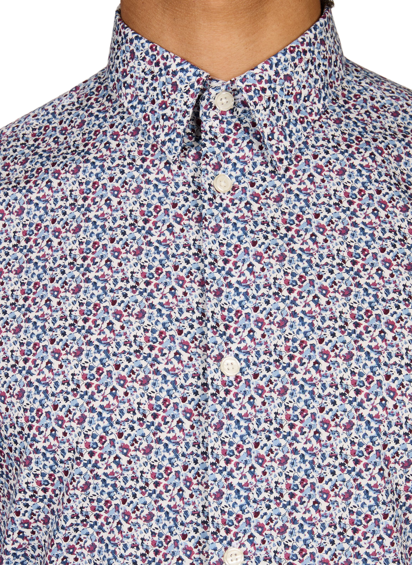 Slim-fit cotton shirt IFLORI-S AU PRINTEMPS PARIS Multicolored