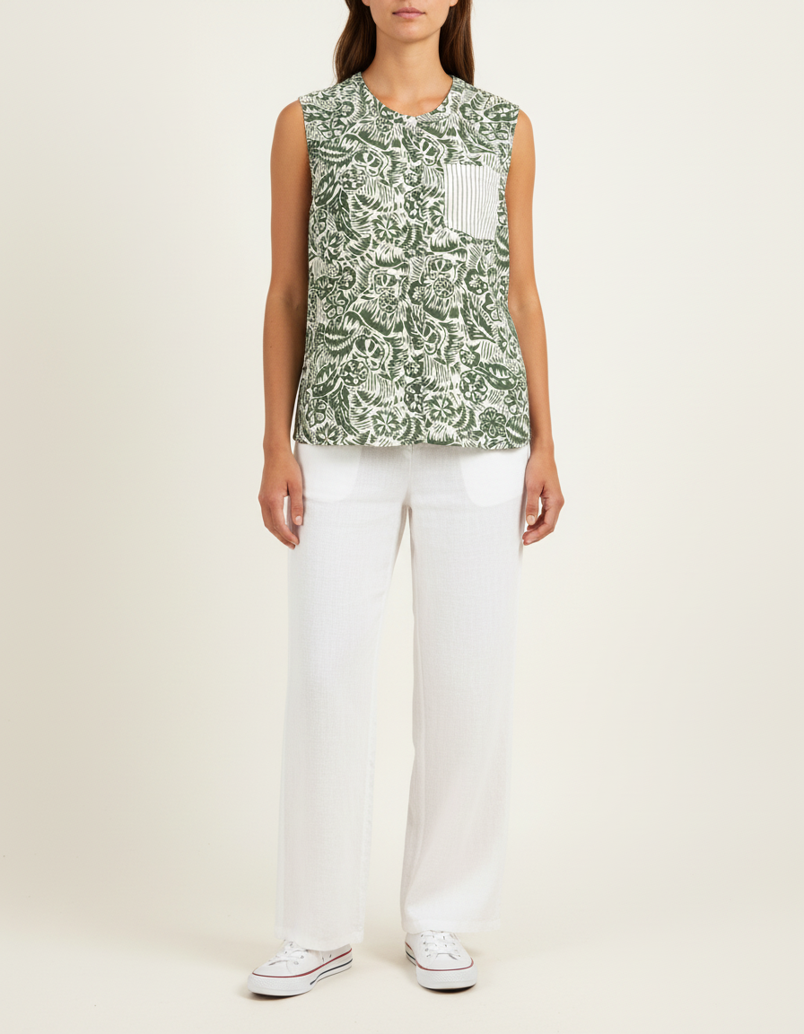 Blouse CHLOE STORA - SECONDE MAIN Green