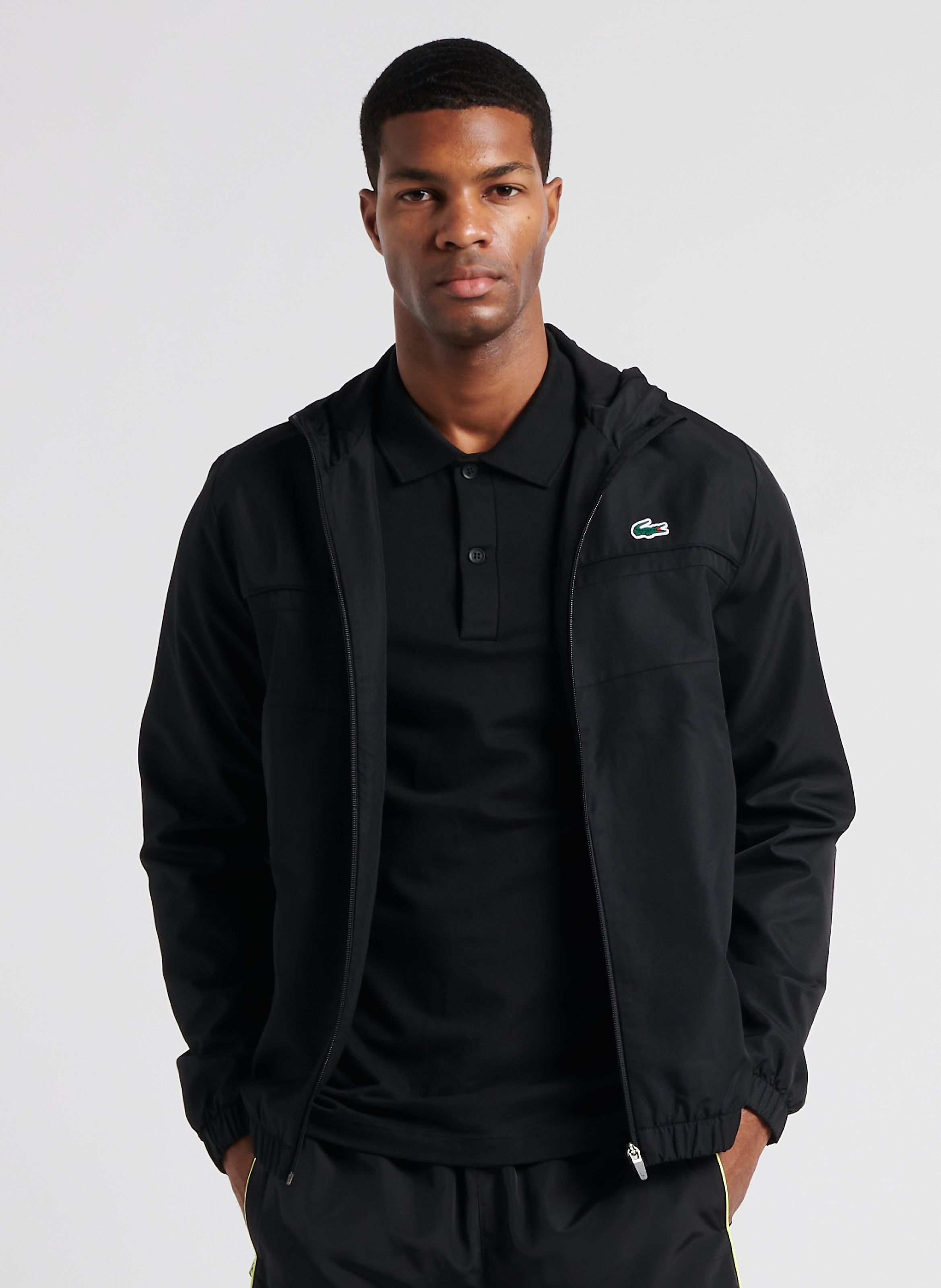 Veste a clearance capuche homme lacoste