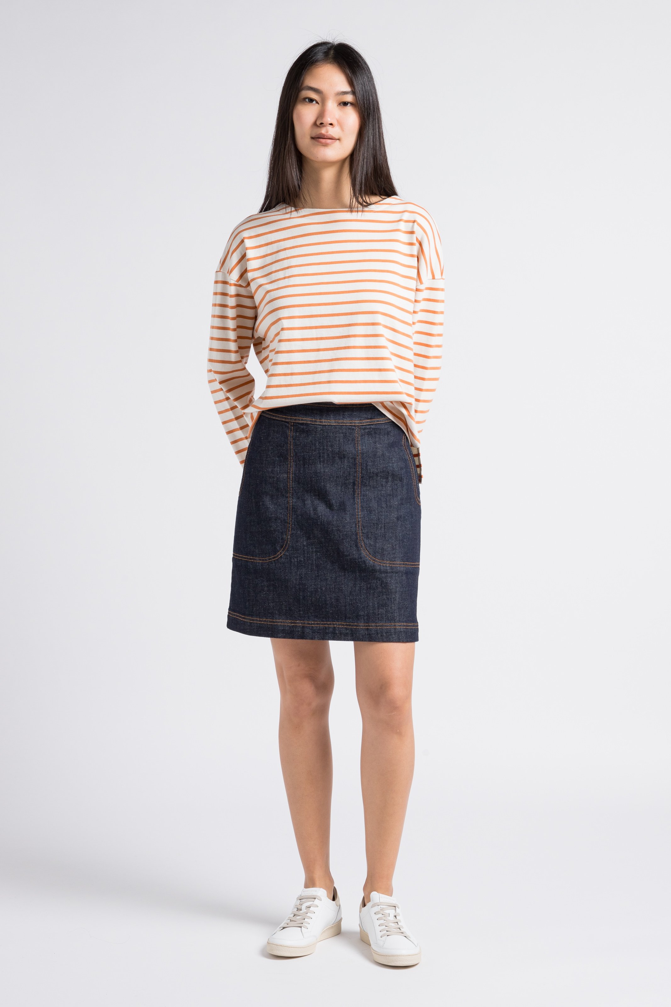 Leather low-top sneakers RIVECOUR White