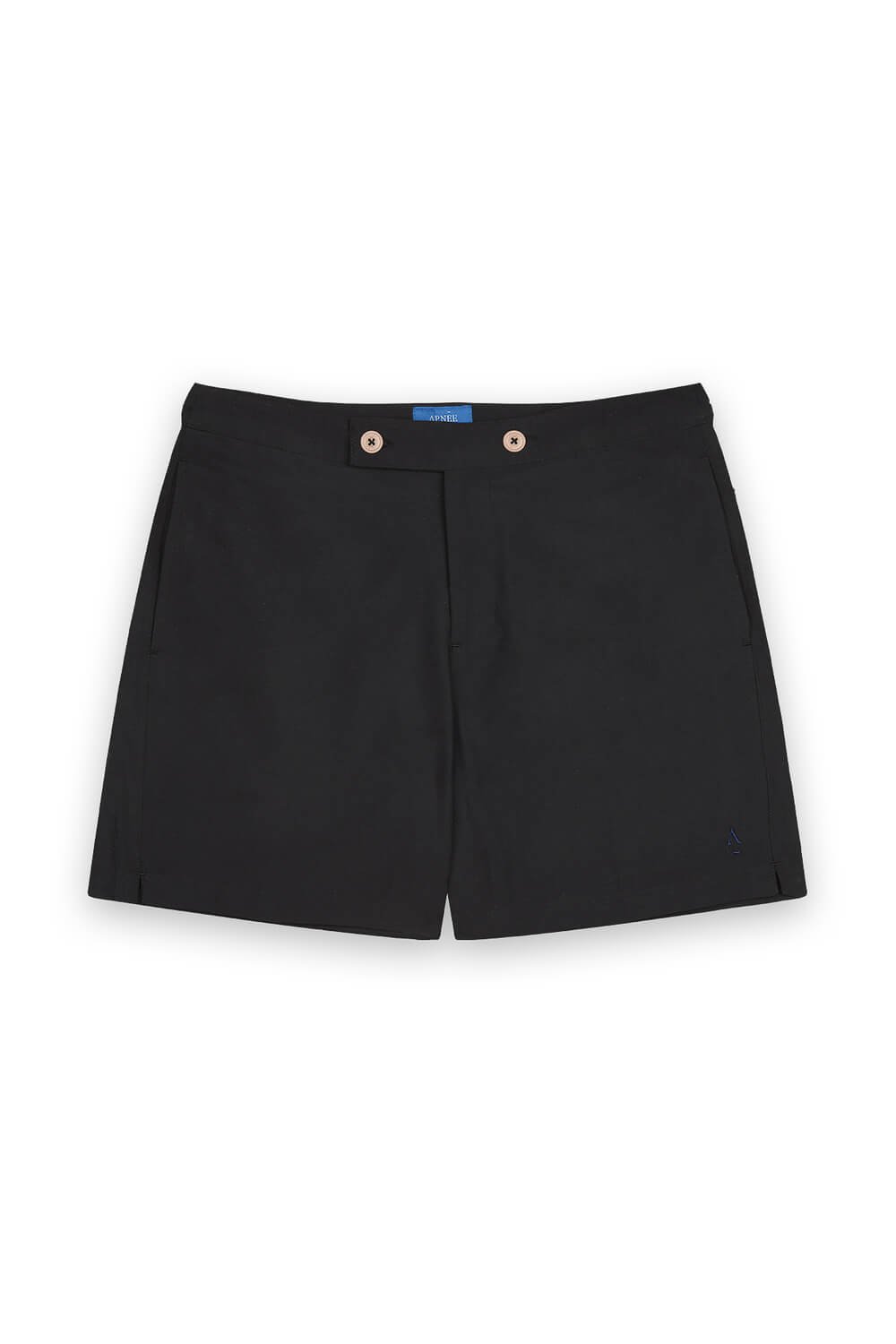 Plain swim shorts with flat waistband APNEE Black