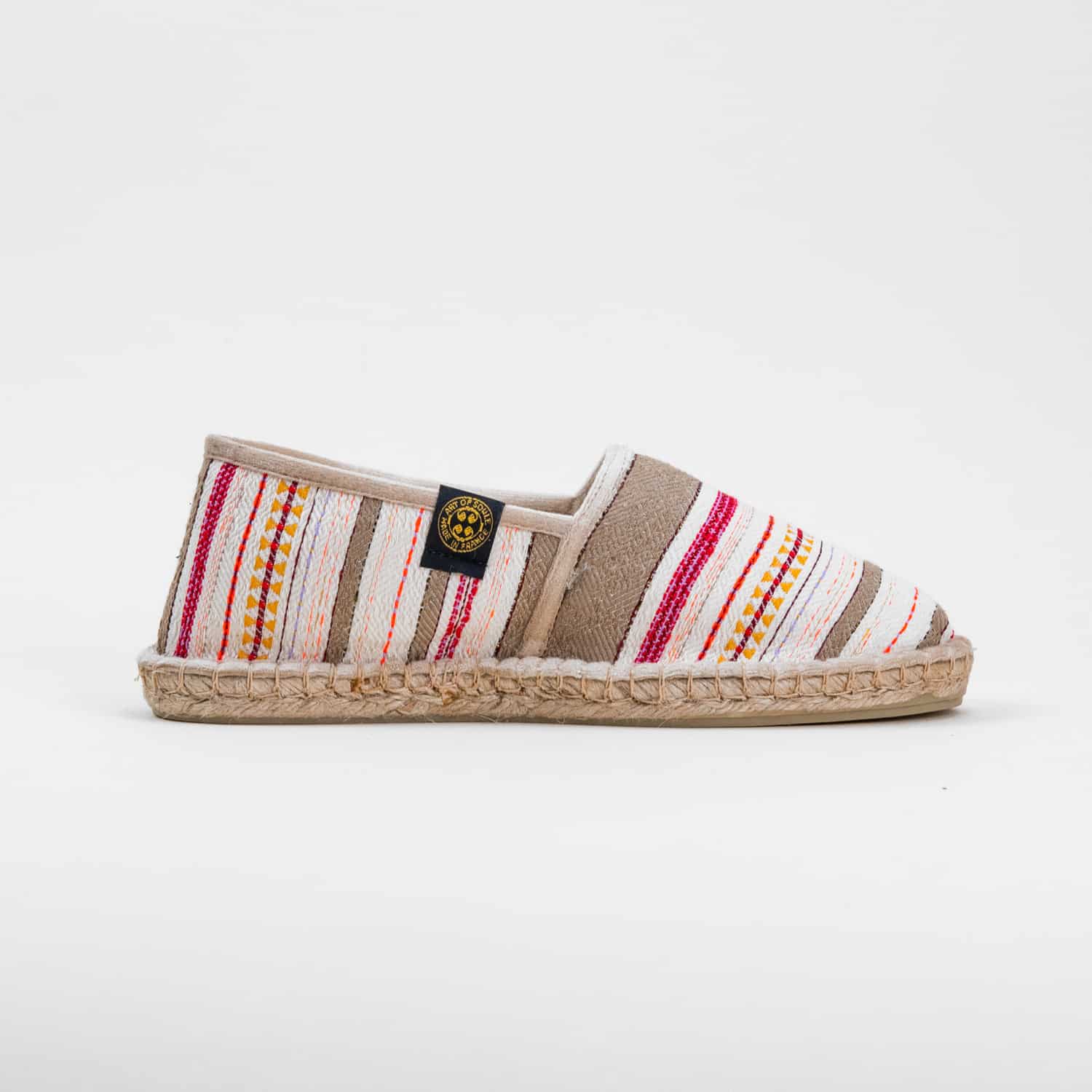 Striped espadrilles ART OF SOULE Orange