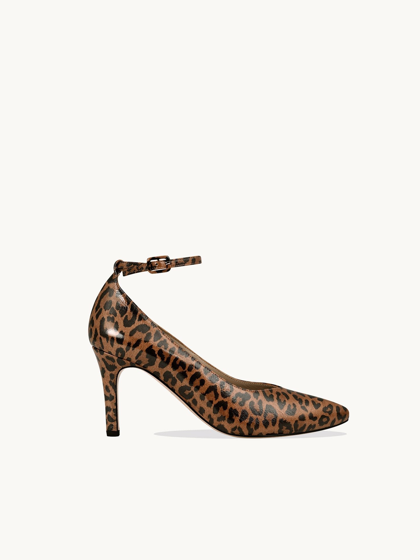 Leopard print patent leather pumps EMZI PARIS Multicolored