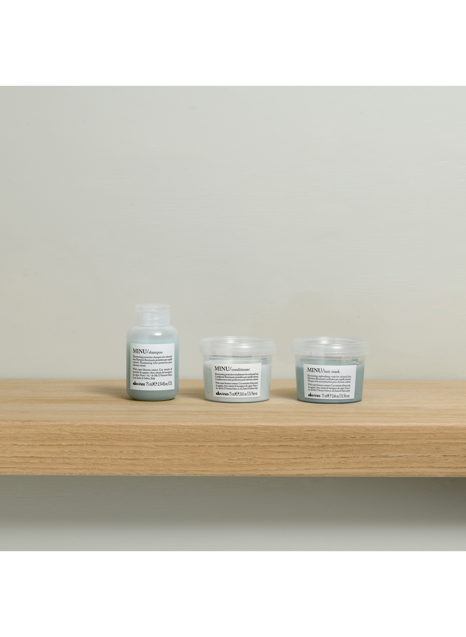 MINU Illuminating Protective Shampoo for Coloured Hair DAVINES No color