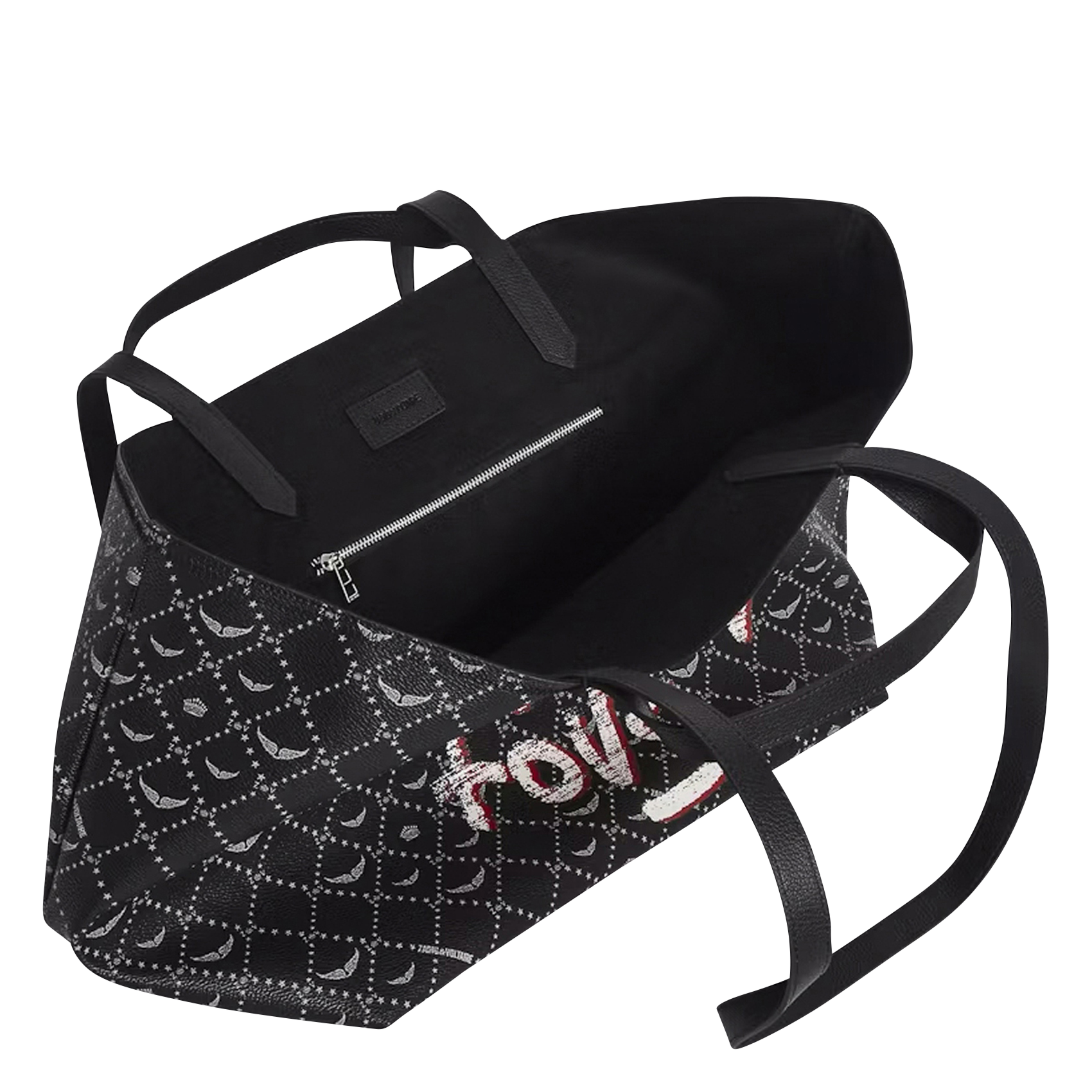 Tas Shopper XL Monogram ZADIG&VOLTAIRE Zwart