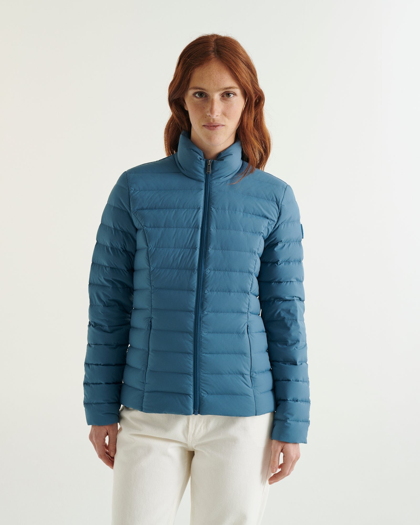 Lightweight stretch down jacket Maia JOTT Blue